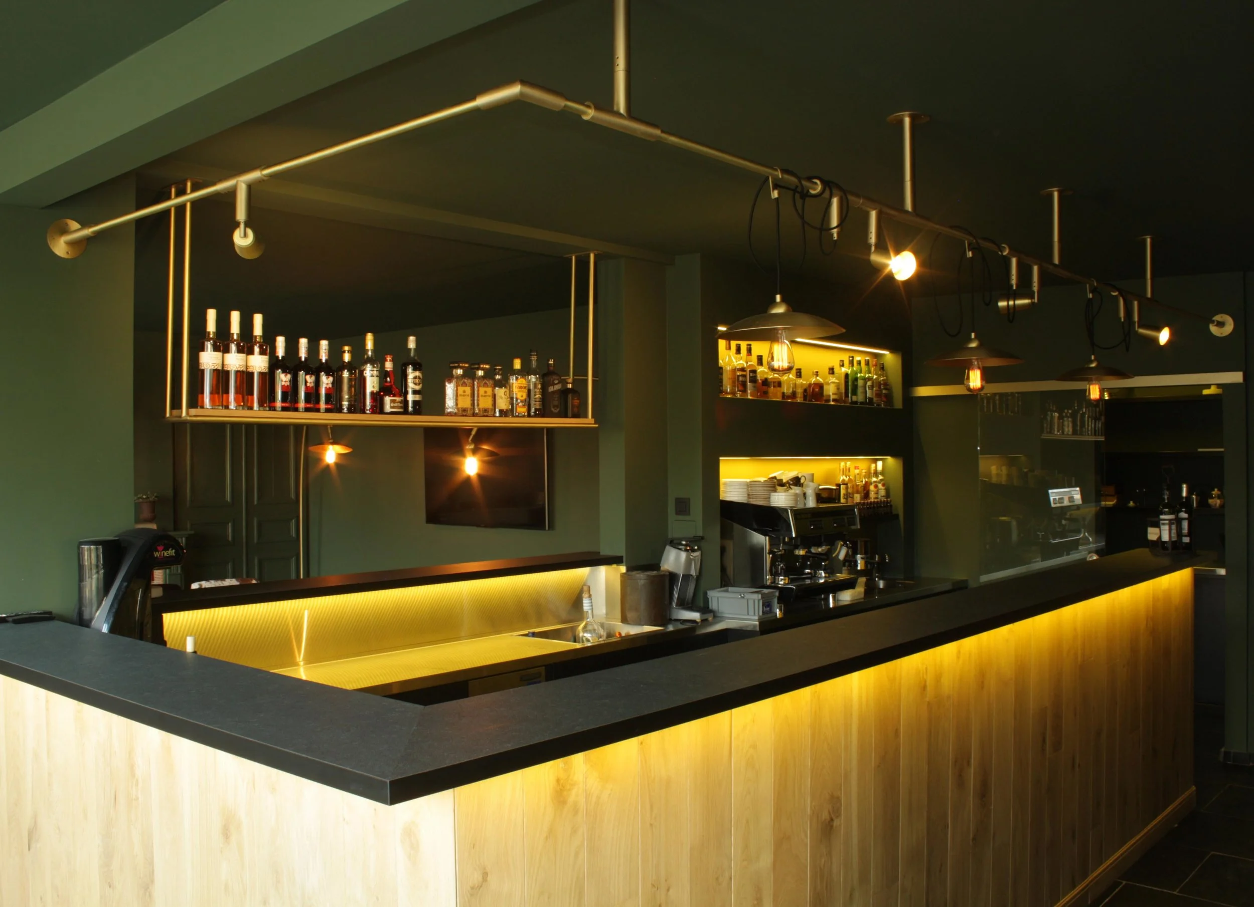 brass project tube structure/cabinet