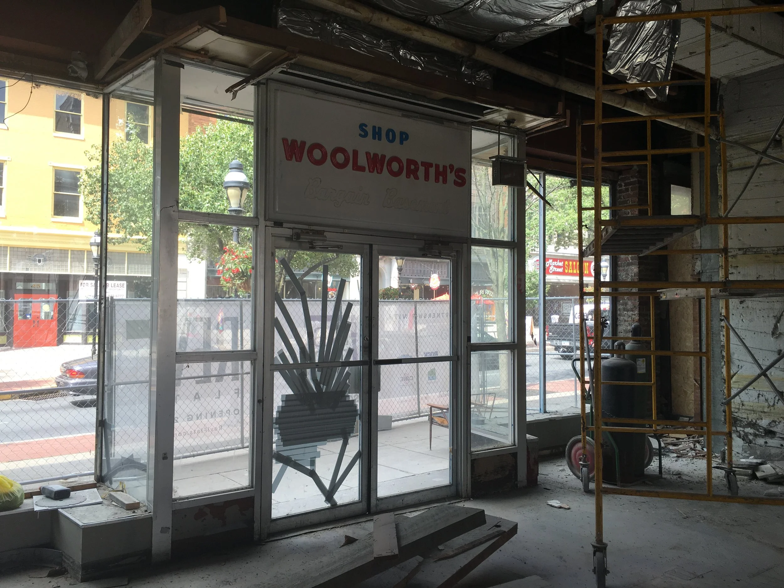 Murphy & Dittenhafer Architects' update from inside former F.W. Woolworth building