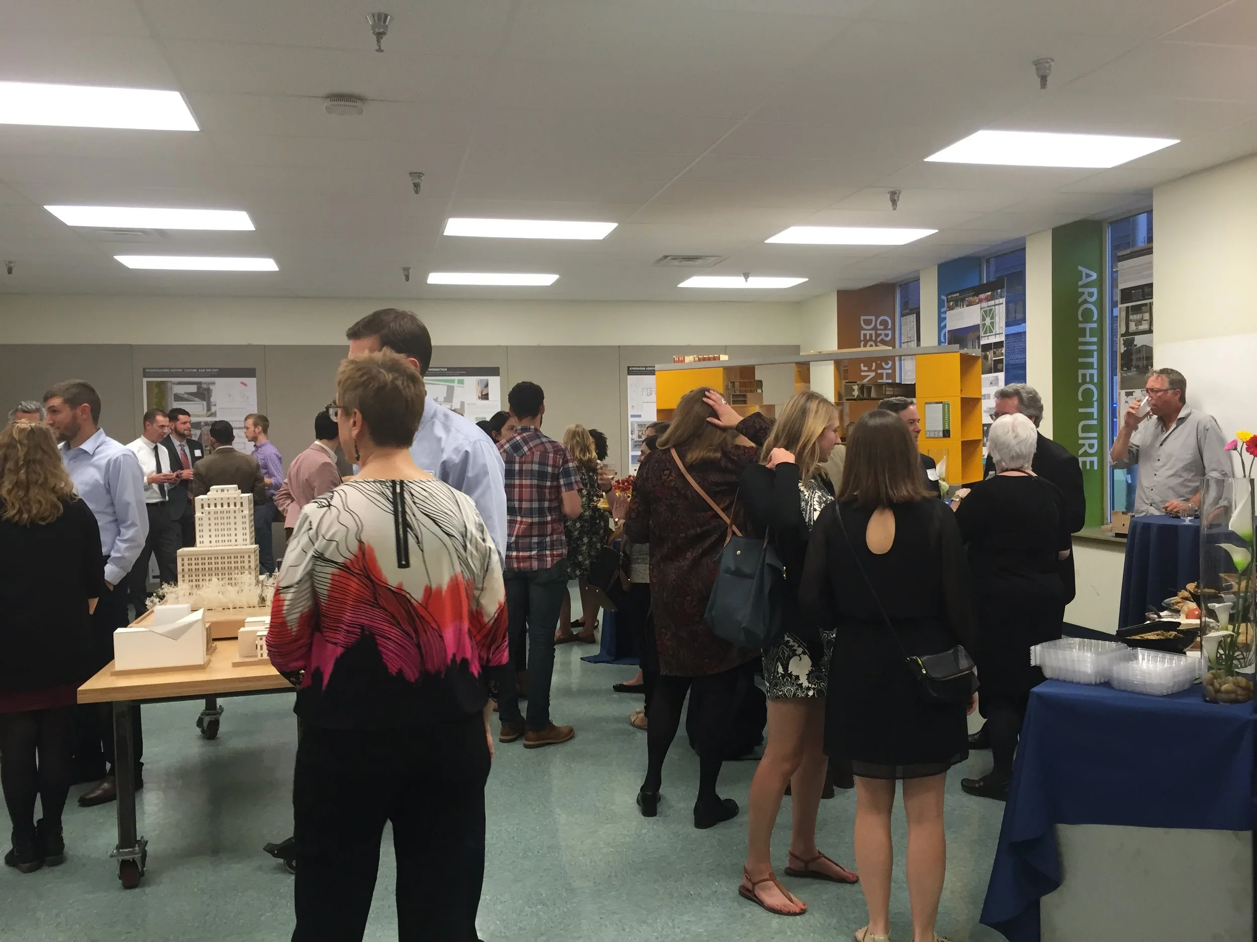  Scenes from a special PSU Architectural Alumni Reception during the AIA National Convention Philadelphia in May. 