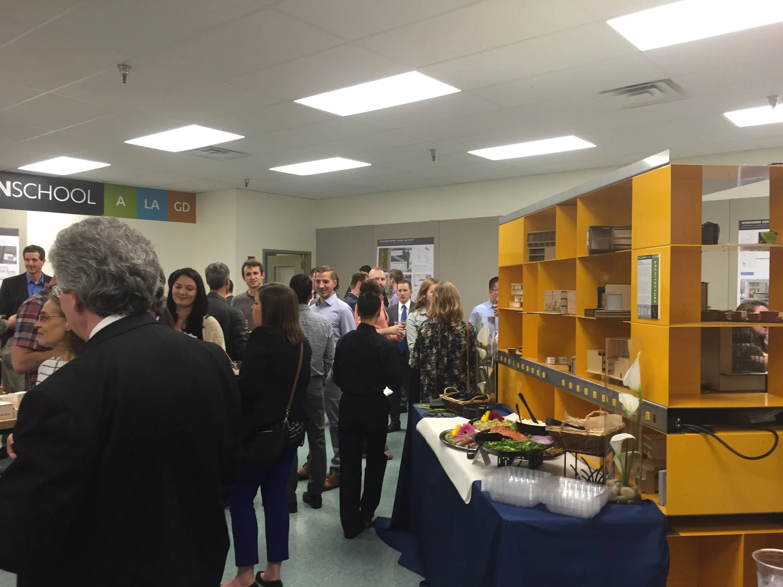  Scenes from a special PSU Architectural Alumni Reception during the AIA National Convention Philadelphia in May. 