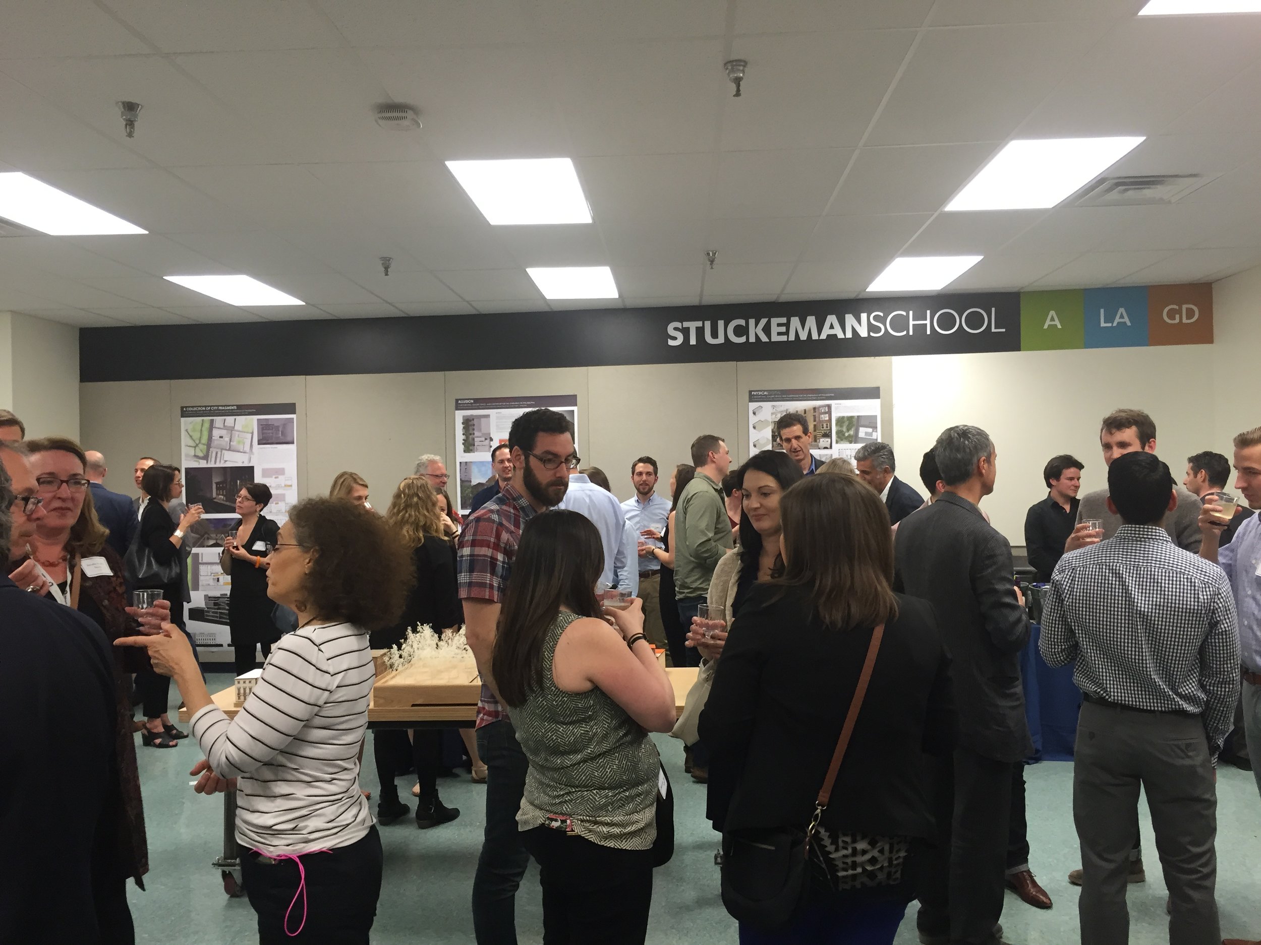  Scenes from a special PSU Architectural Alumni Reception during the AIA National Convention Philadelphia in May. 