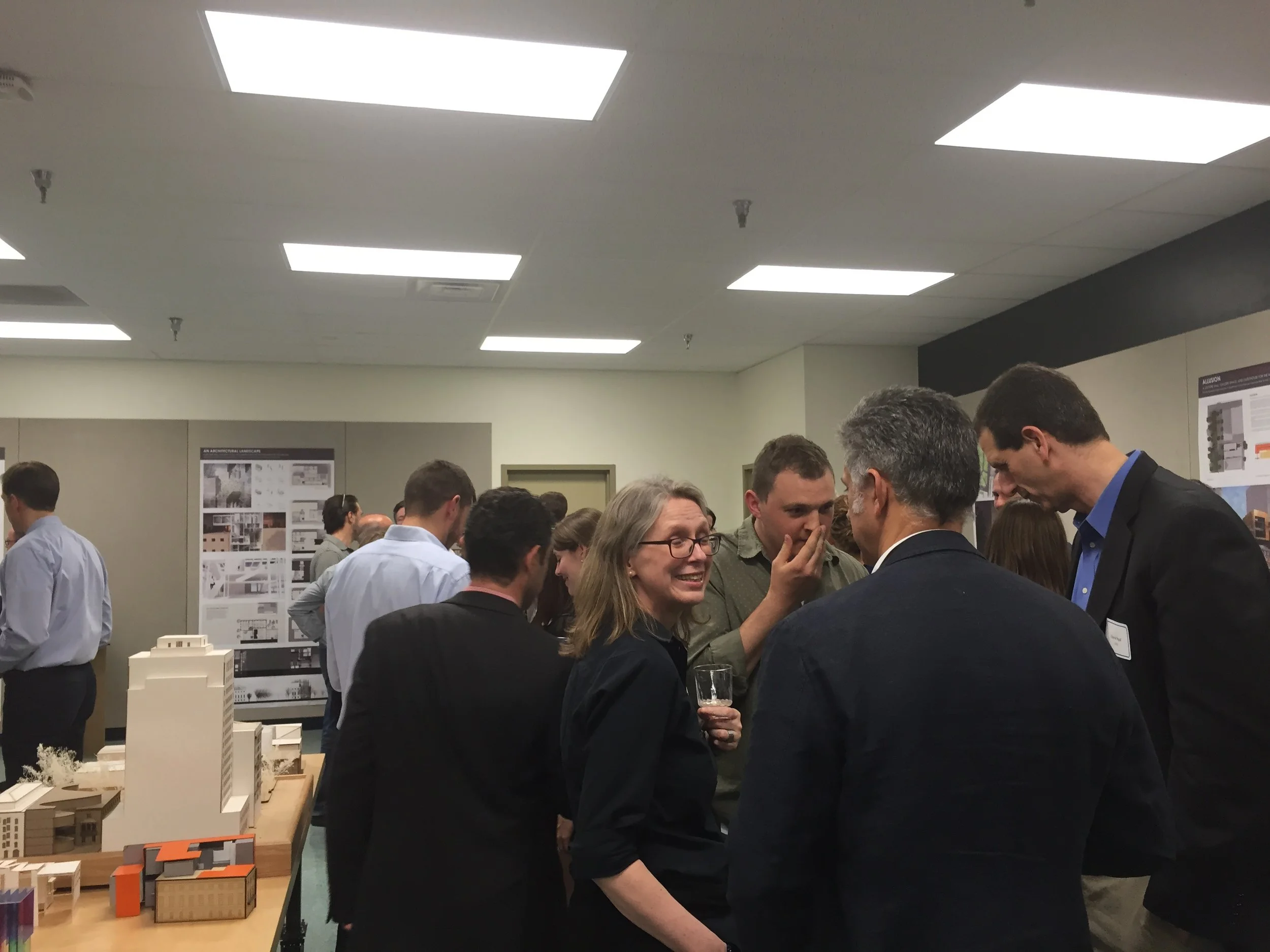  Scenes from a special PSU Architectural Alumni Reception during the AIA National Convention Philadelphia in May. 