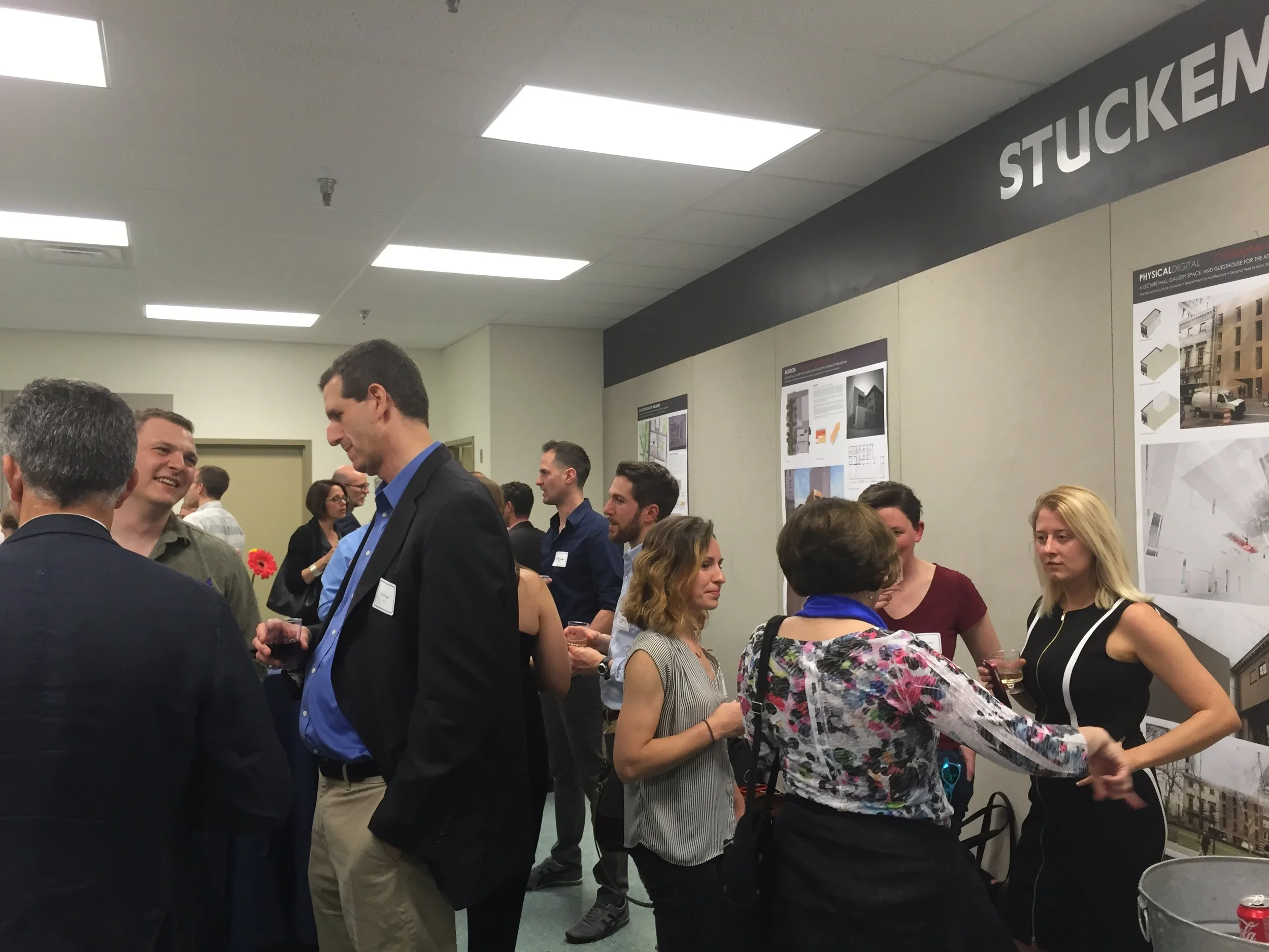  Scenes from a special PSU Architectural Alumni Reception during the AIA National Convention Philadelphia in May. 
