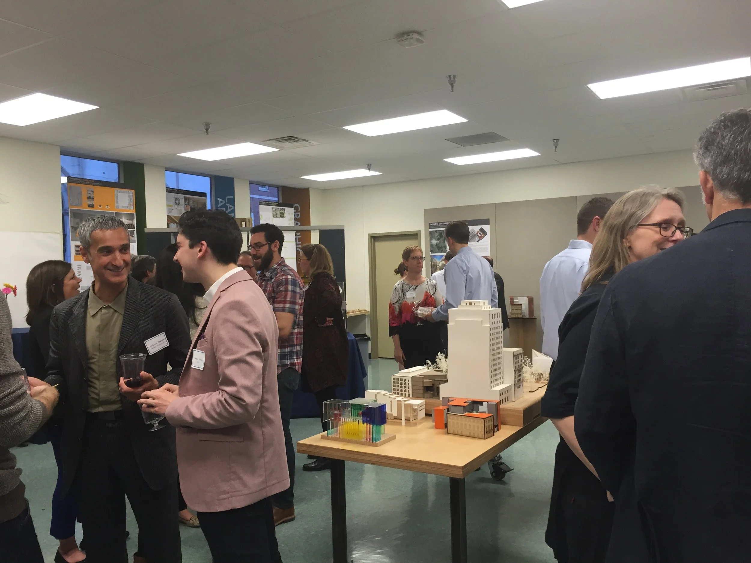  Scenes from a special PSU Architectural Alumni Reception during the AIA National Convention Philadelphia in May. 