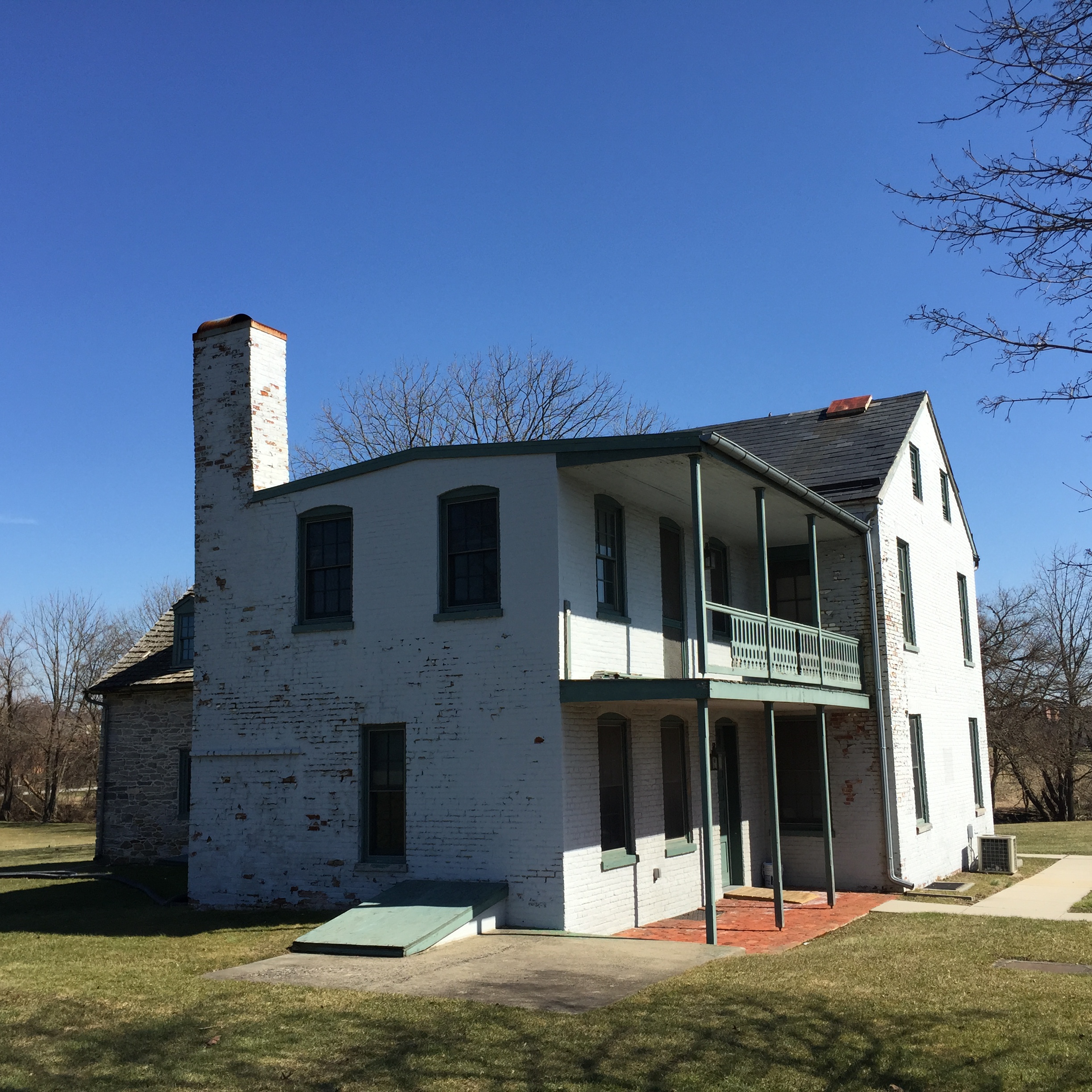 Strickler farmhouse, exterior 