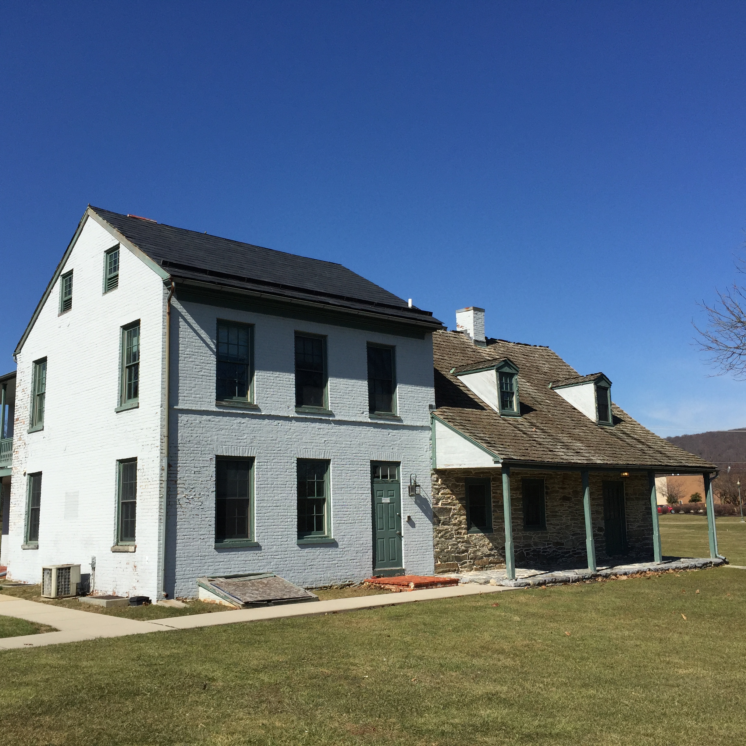 Strickler farmhouse, exterior 