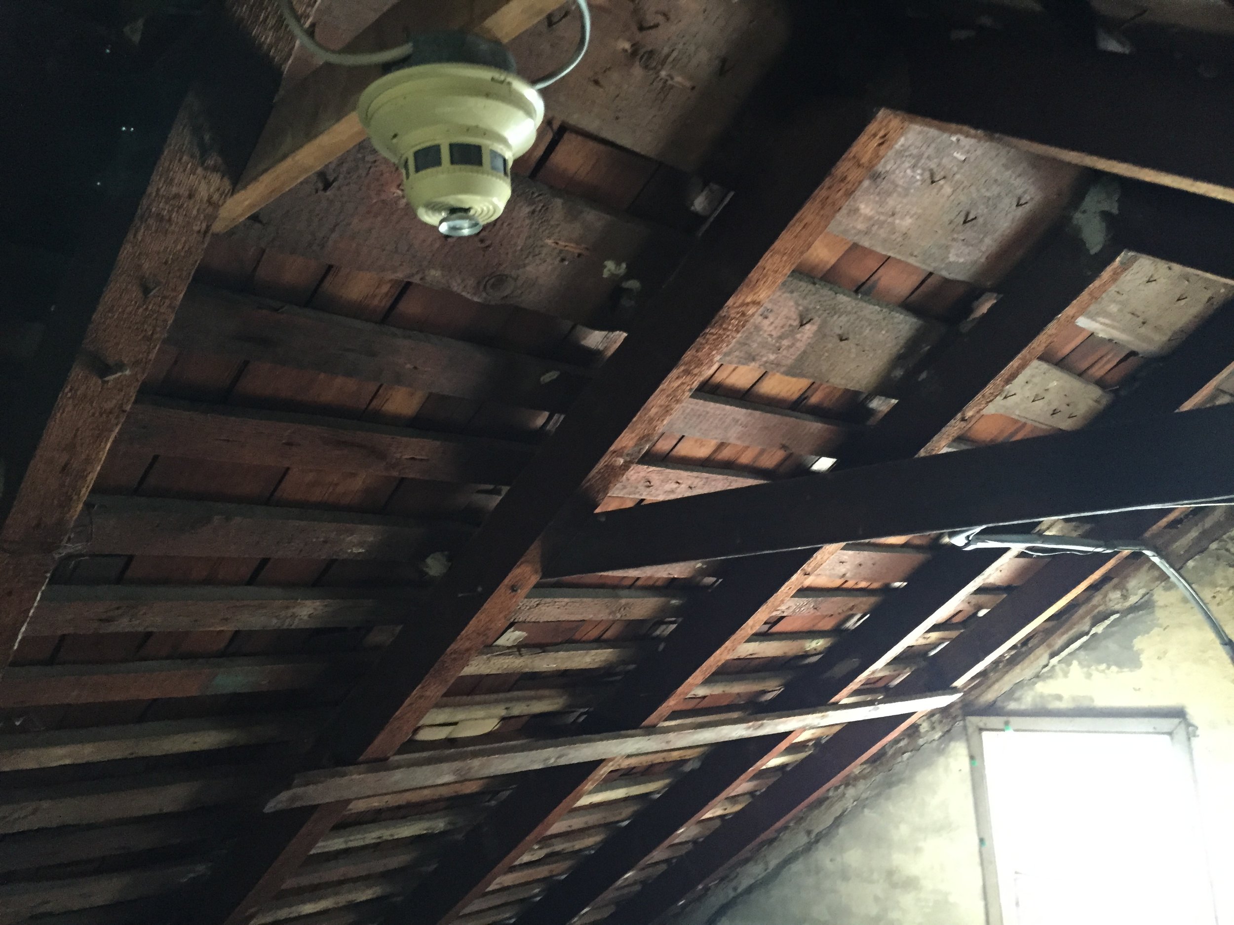 Strickler farmhouse, interior