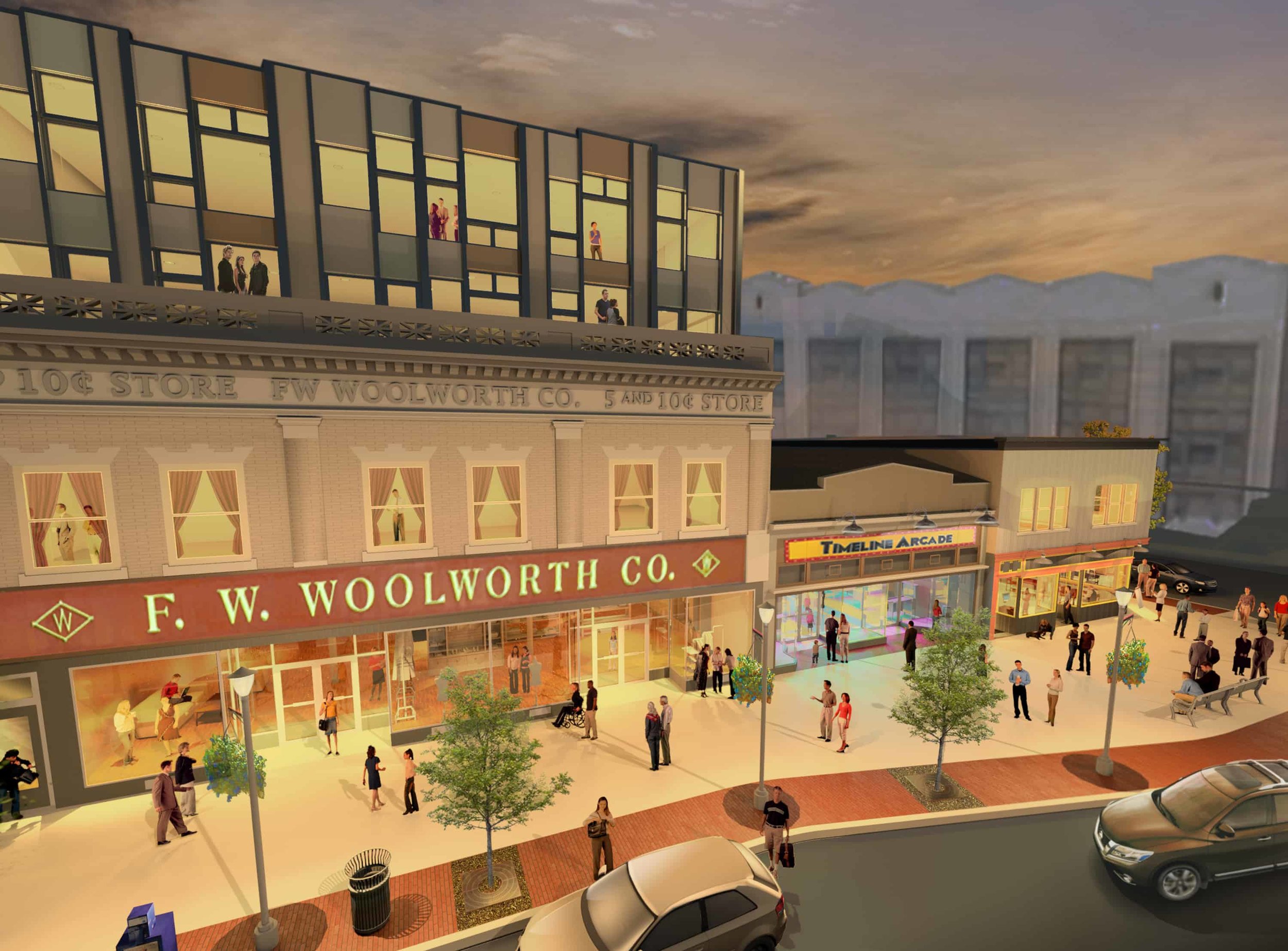 Woolworth renderings