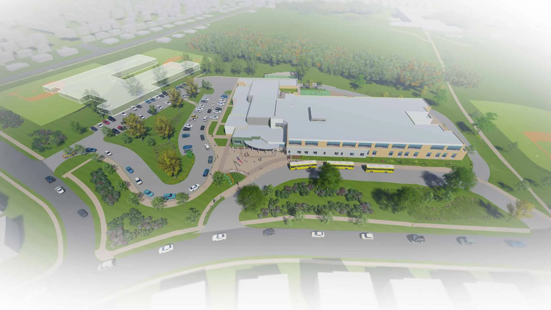 One of Kyle Giumento’s projects included work on Bedford Elementary School of the Baltimore County Public Schools system.