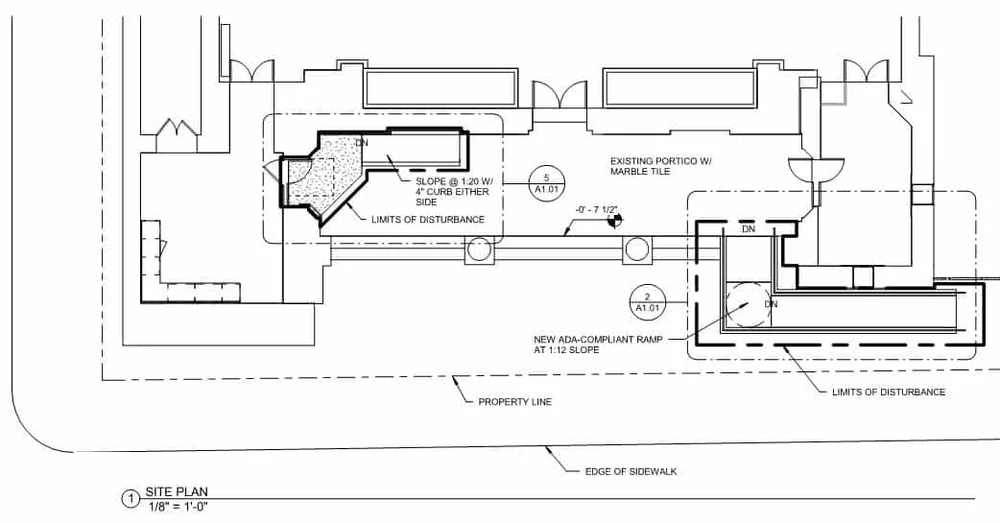 Adding accessibility ramps at Old St. Paul’s Church comes with ...