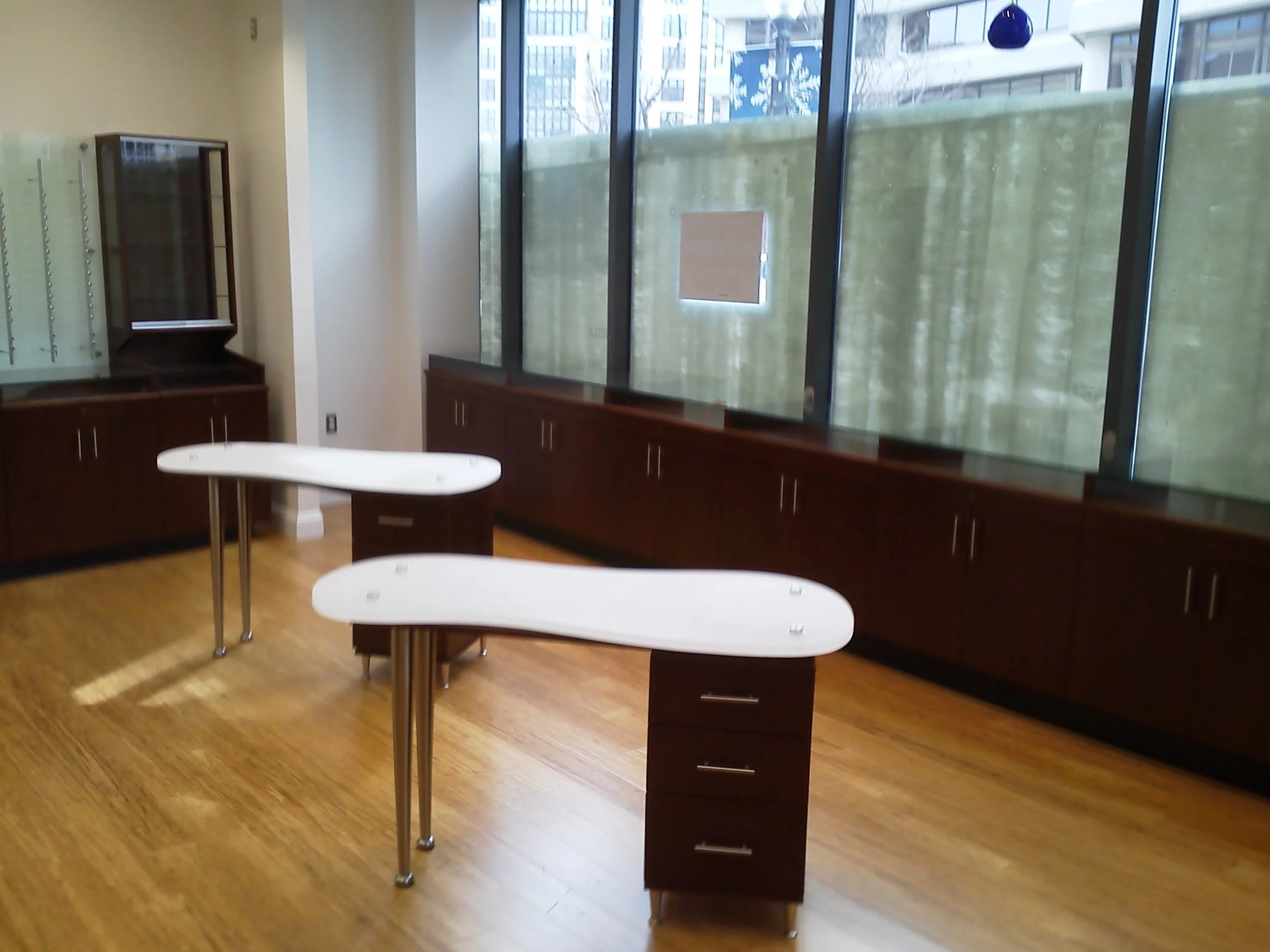 Work areas and more display.