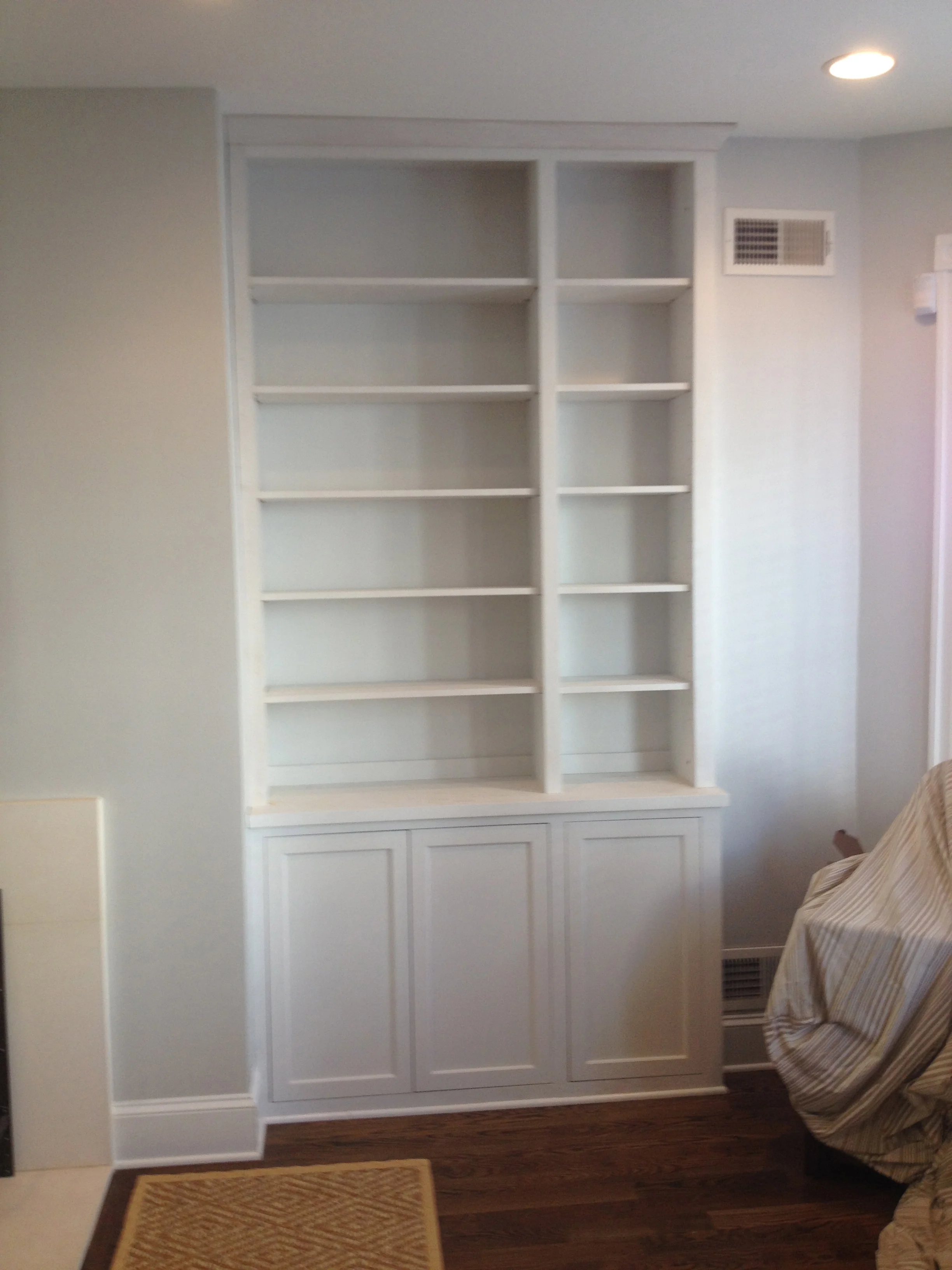Dupont Circle cabinets and display.