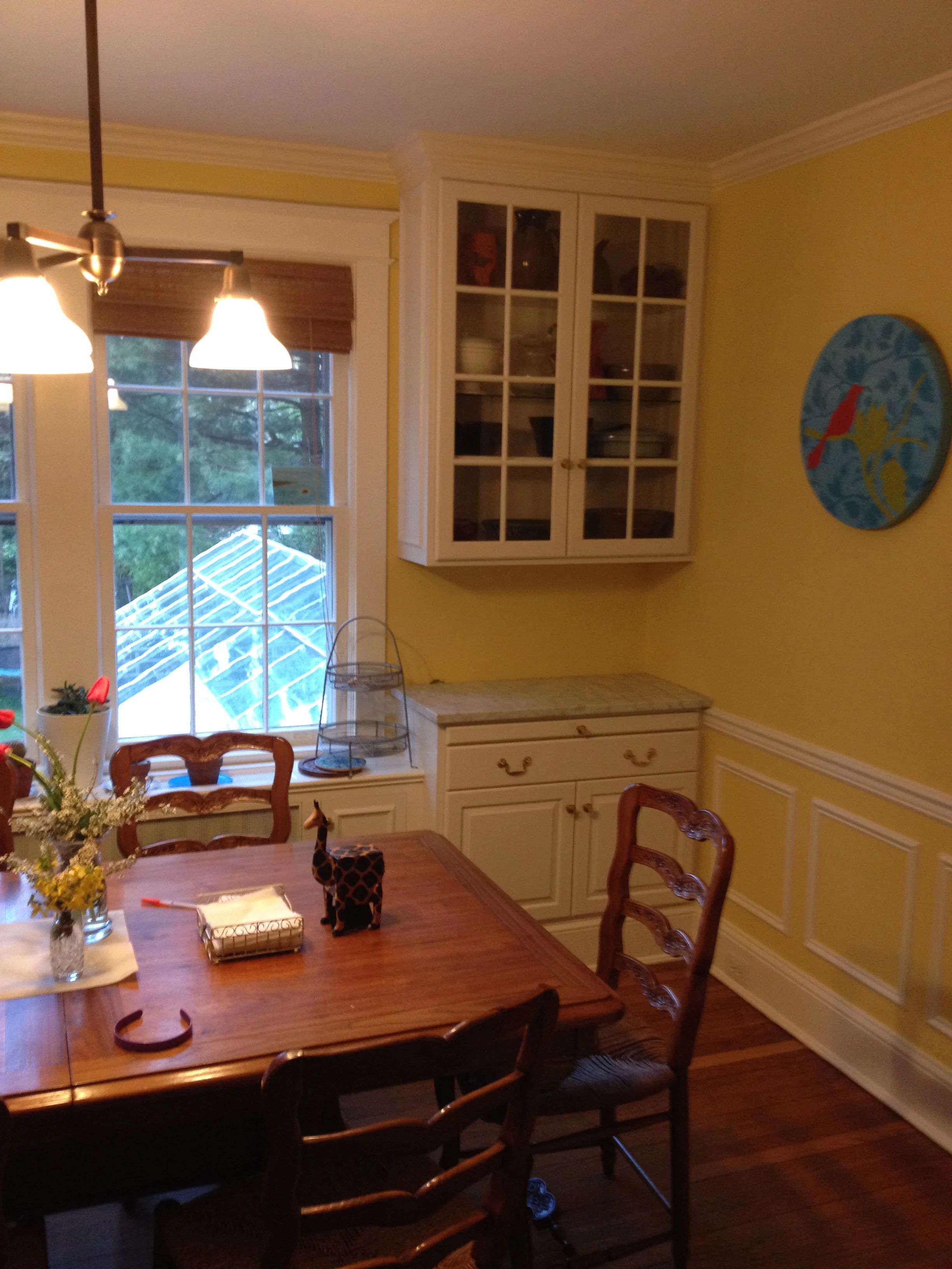 China cabinet and Buffet in Kensington. Also built the dining table.
