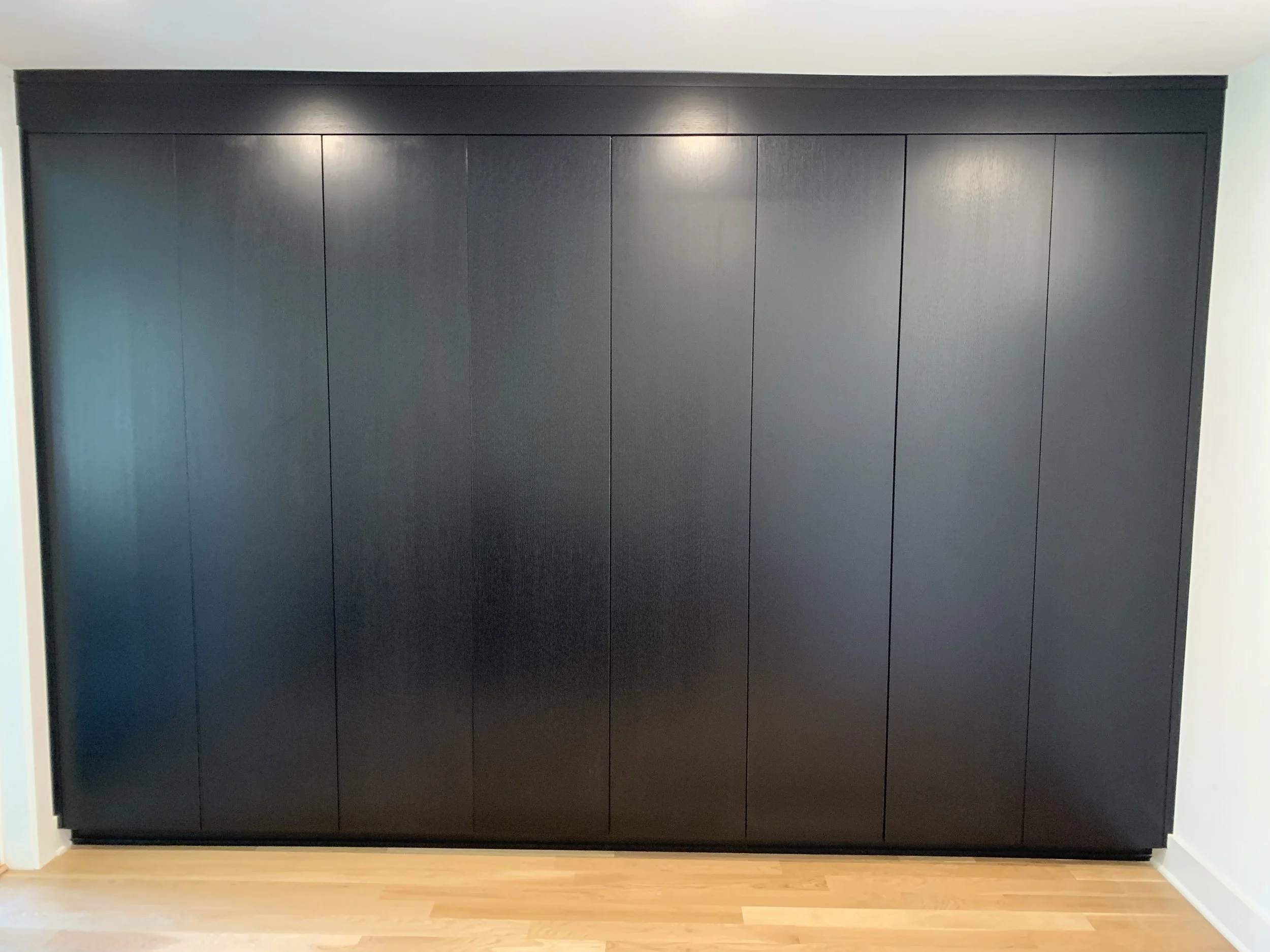 White Oak Stained Black