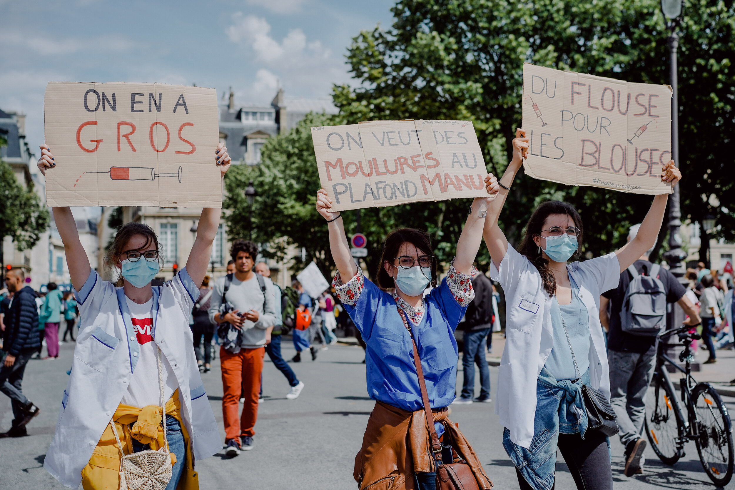  Manifestation du personnel soignant - Paris - 16 juin 2020 