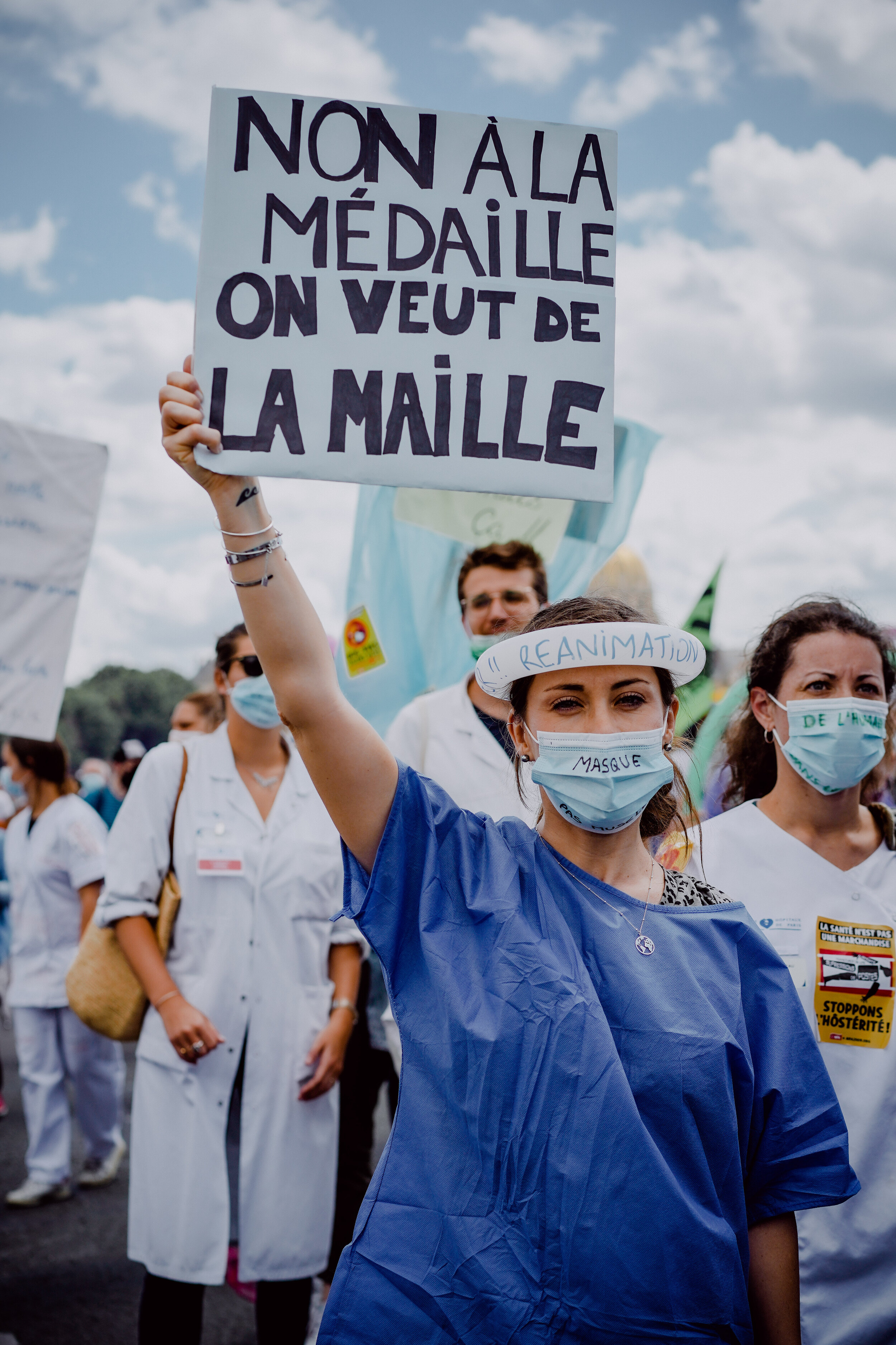  Manifestation du personnel soignant - Paris - 16 juin 2020 