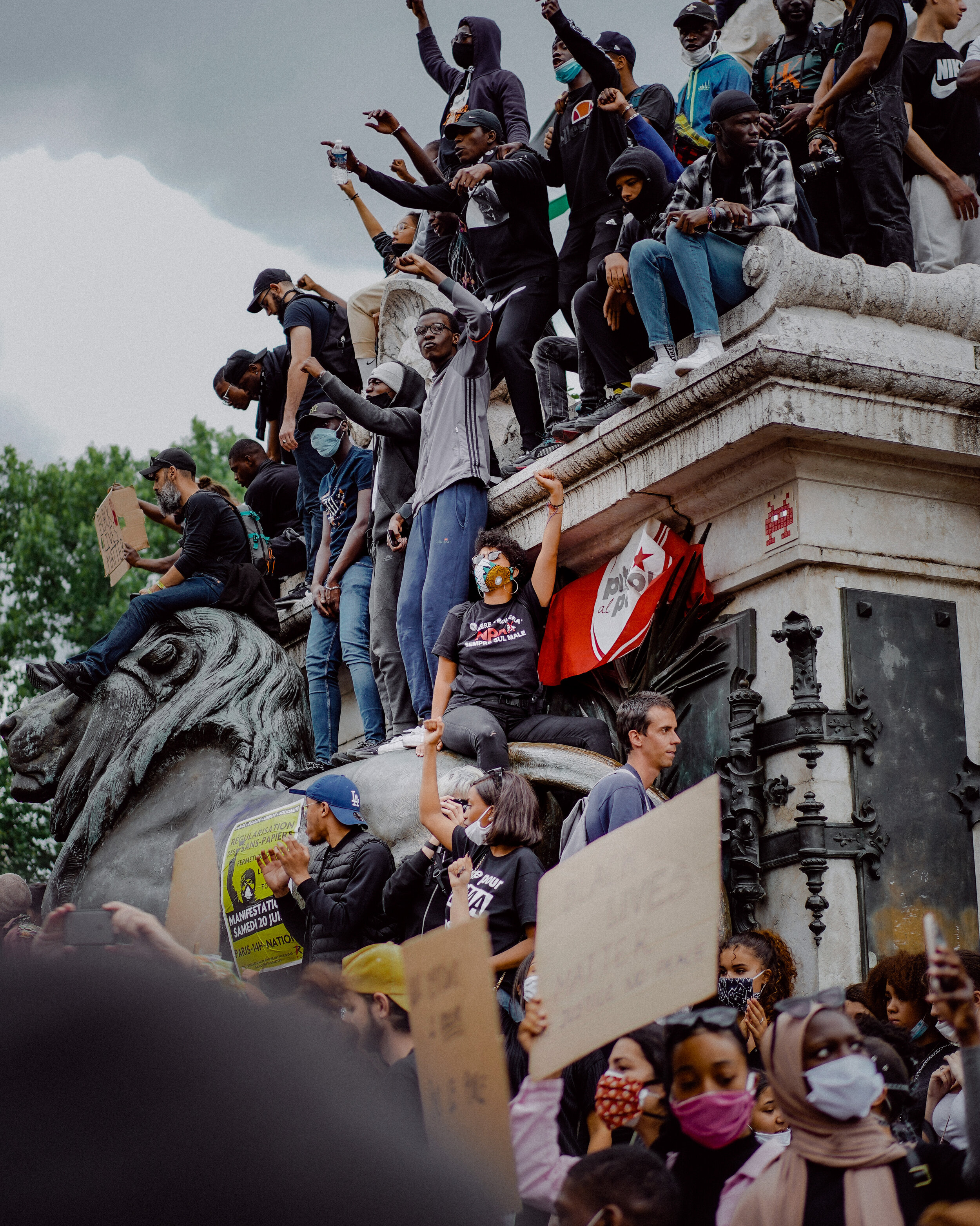  Rassemblement contre les violences policières - Paris, Place de la République, juin 2020 