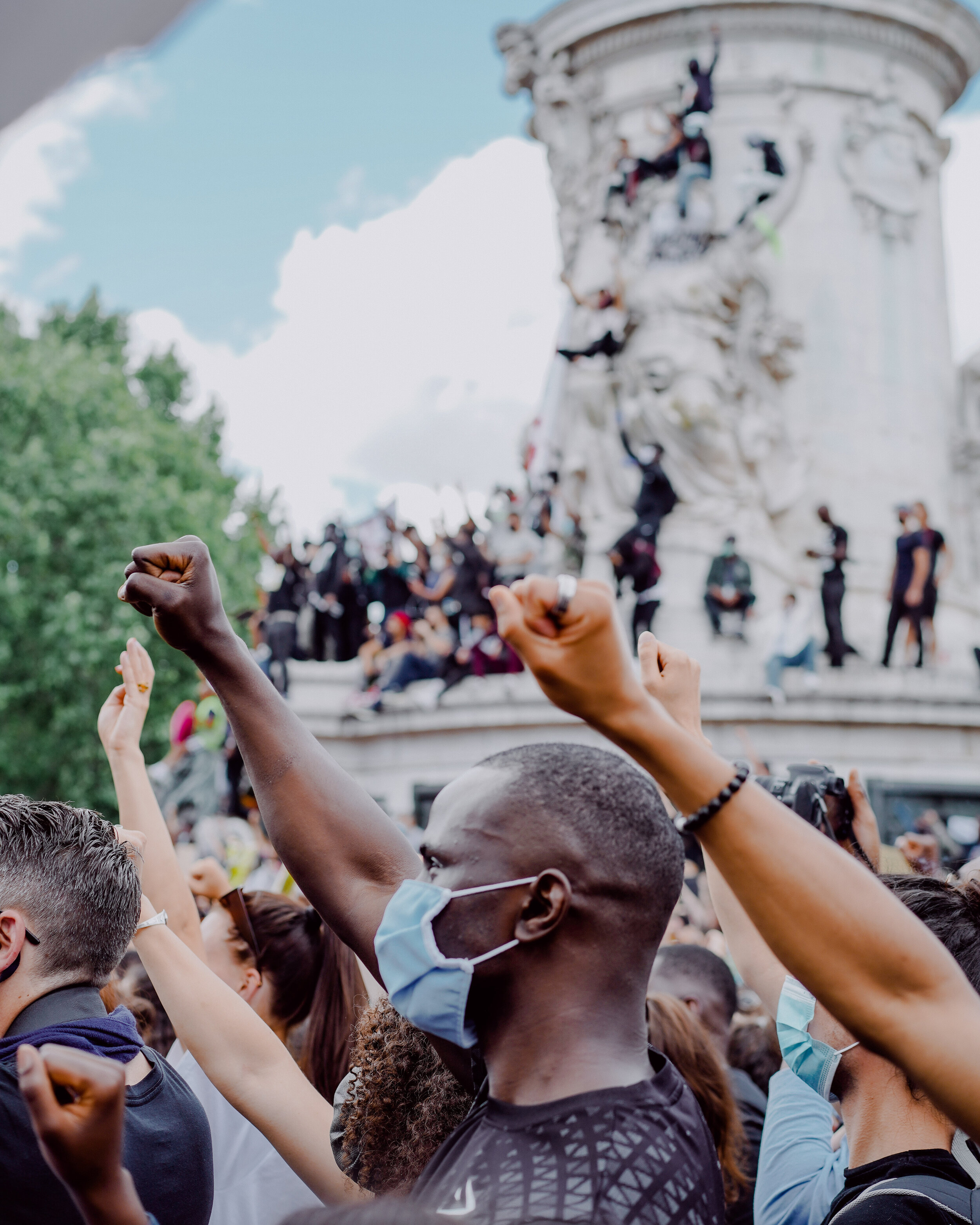  Rassemblement contre les violences policières - Paris, Place de la République, juin 2020 