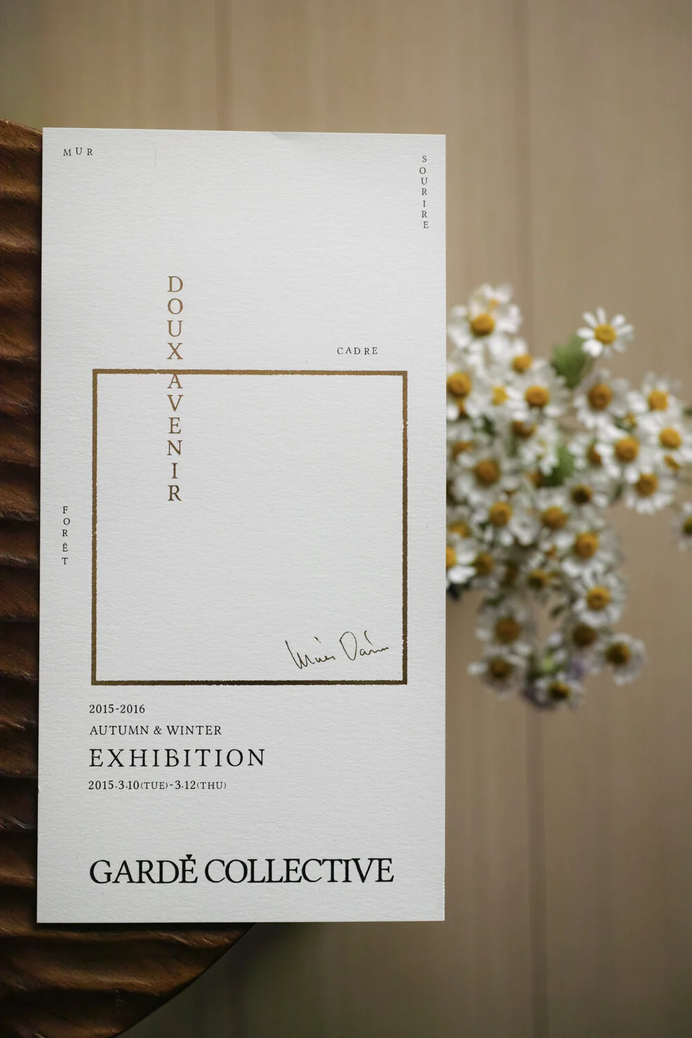GARDÉ COLLECTIVE 2015-2016 A/W × MINA DAIMON