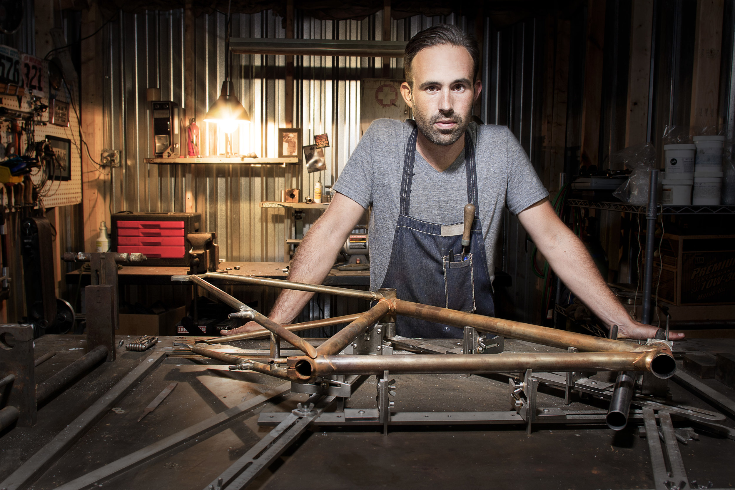 Hand crafted bikes.