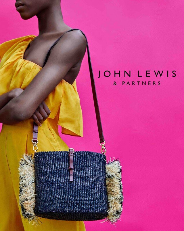 John Lewis Leather Medium Tri-Fold Purse, Ginger Glaze at John Lewis &  Partners