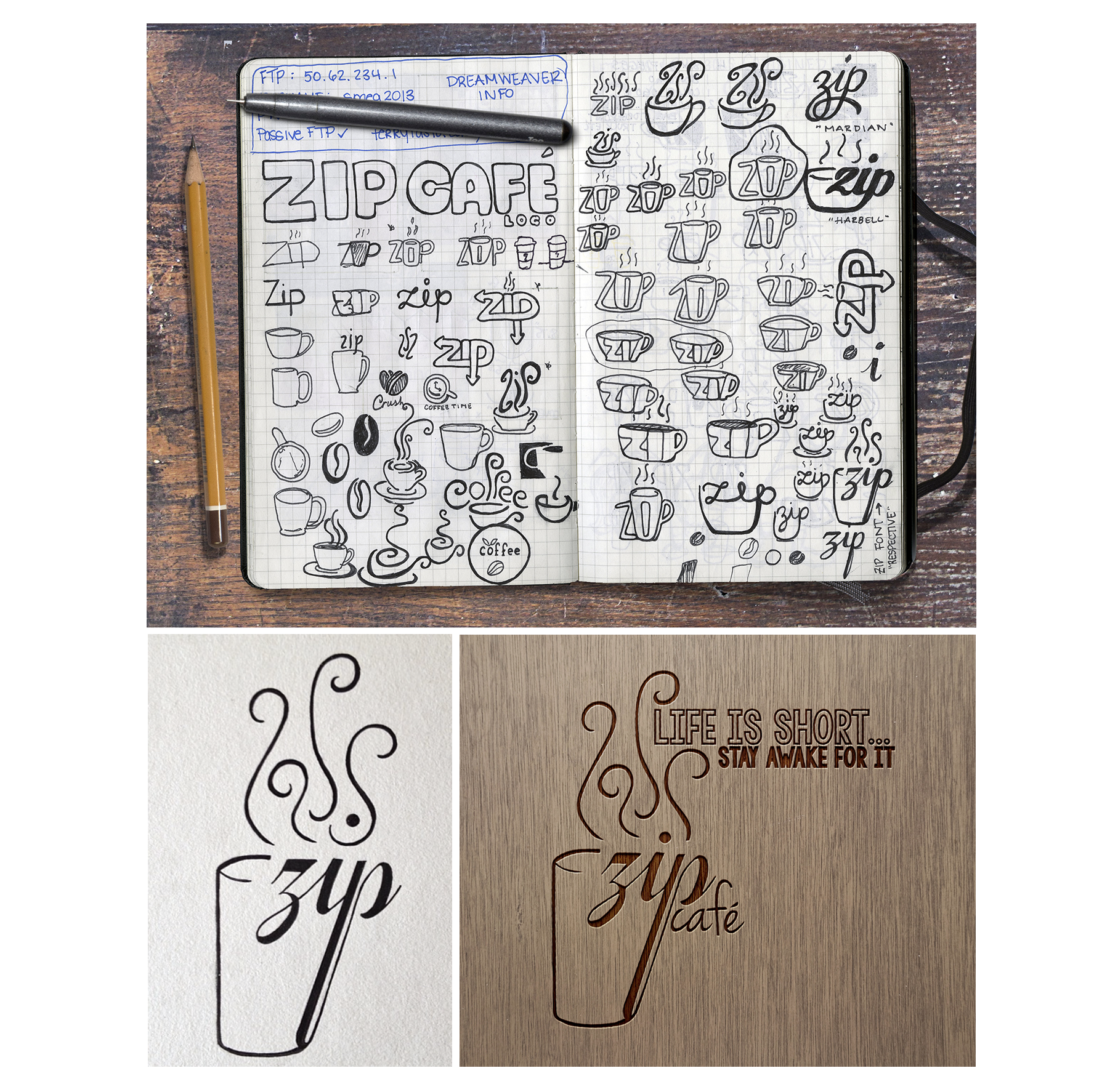 Hand Drawn Logo Development