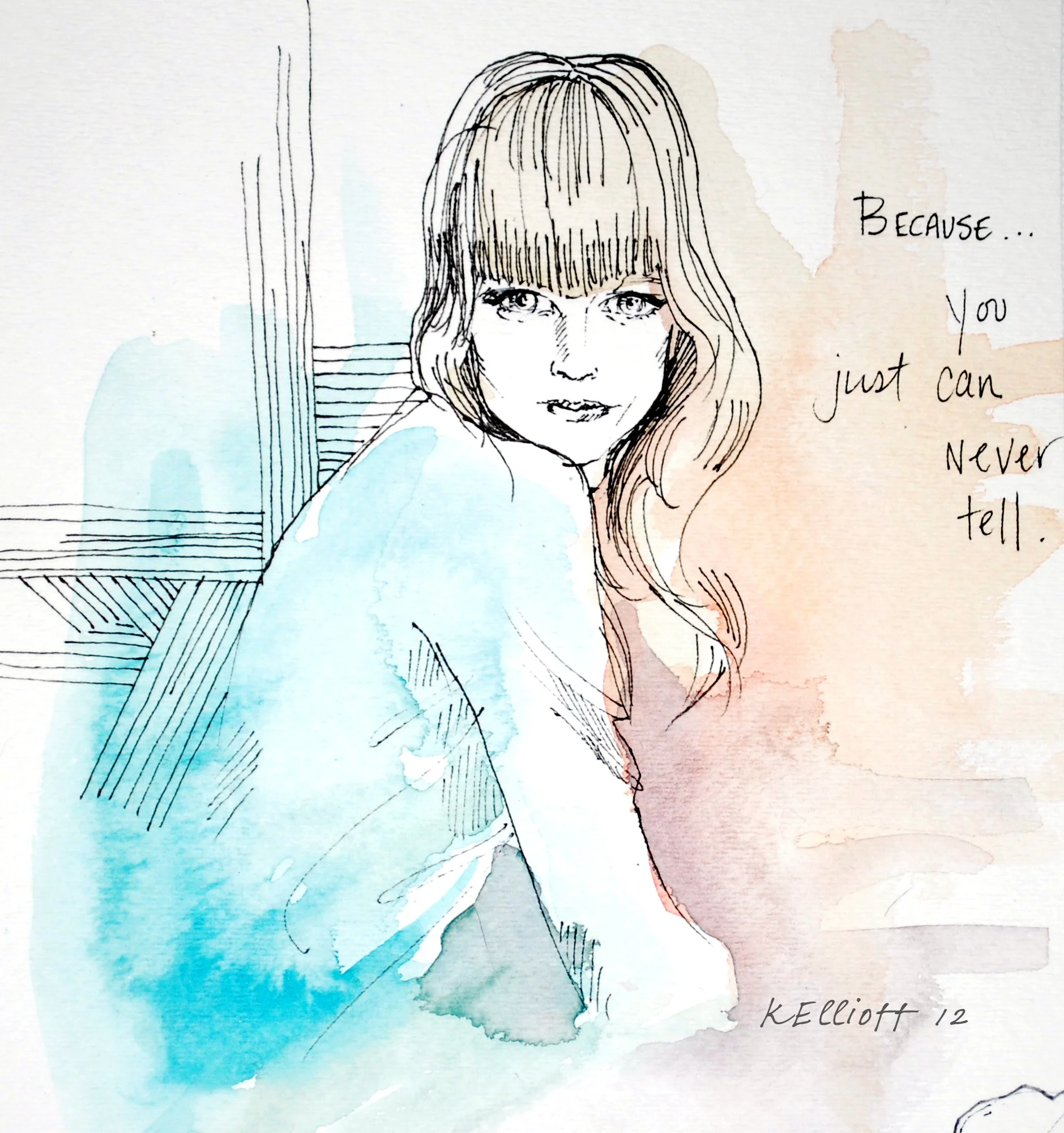 Girl with Bangs