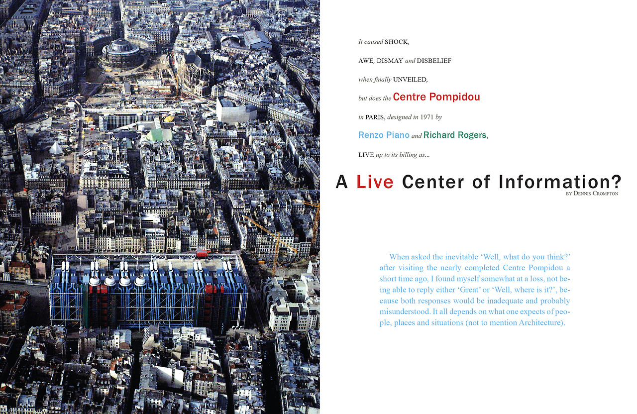 Pompidou magazine article