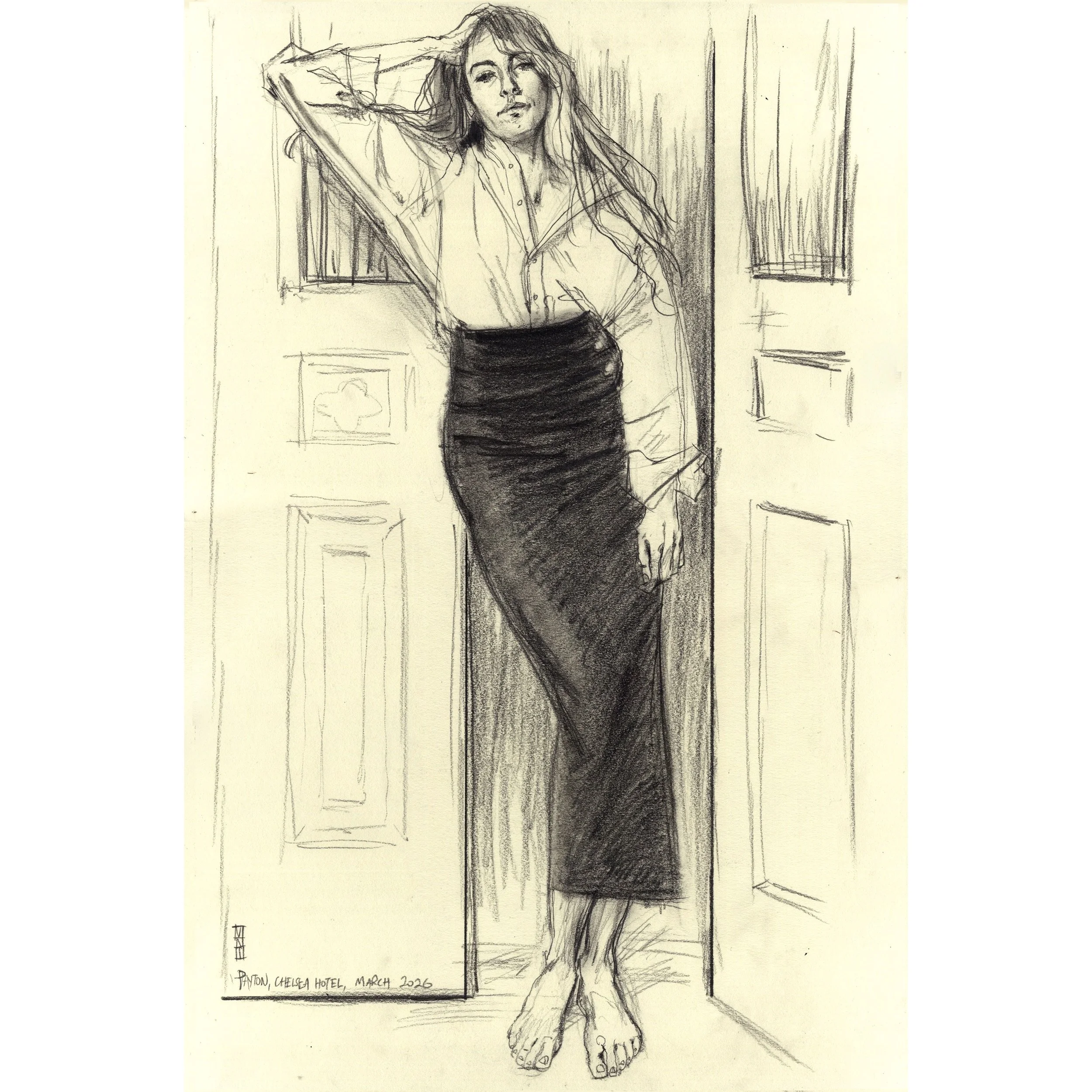 Standing At The Door