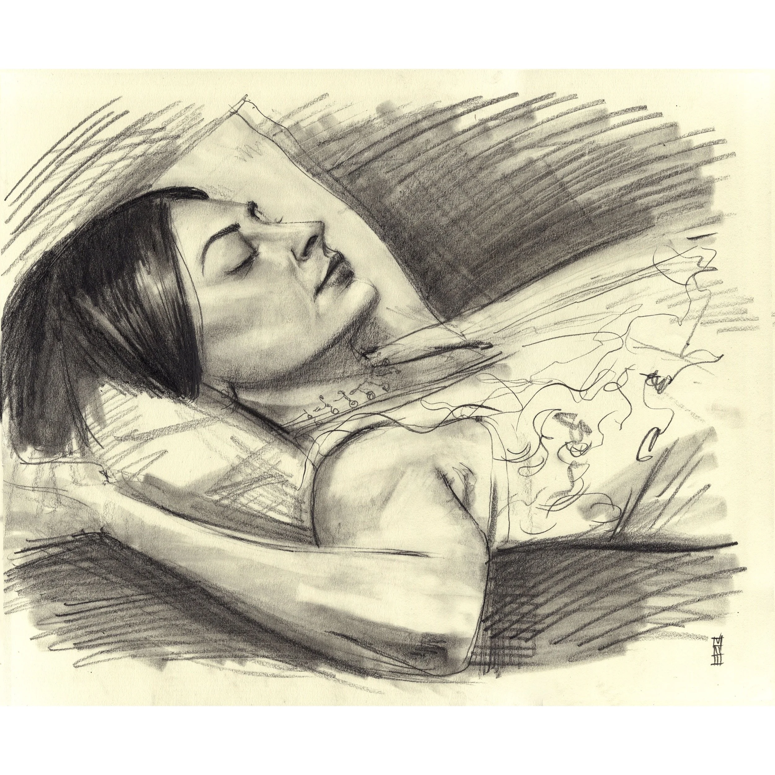 NIDA PORTRAIT STUDY, 14x17