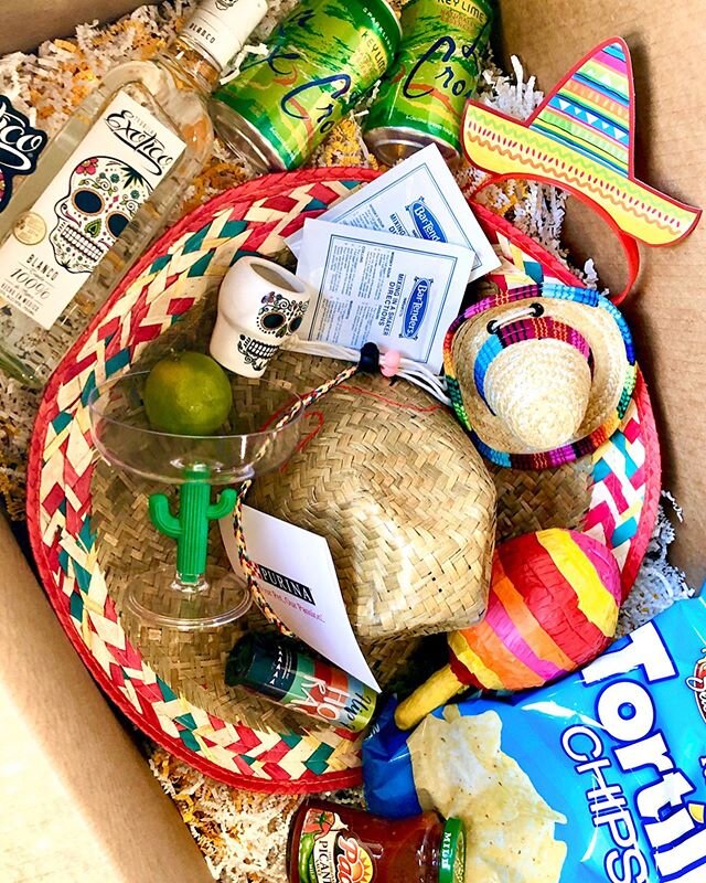 Happy Cinco de Mayo! 🥳 We had so much fun preparing and delivering party boxes for our client&rsquo;s virtual team-building happy hour, complete with mini piñatas stuffed with icebreaker questions. Shoutout to our friends at Luxco for the @exoticot