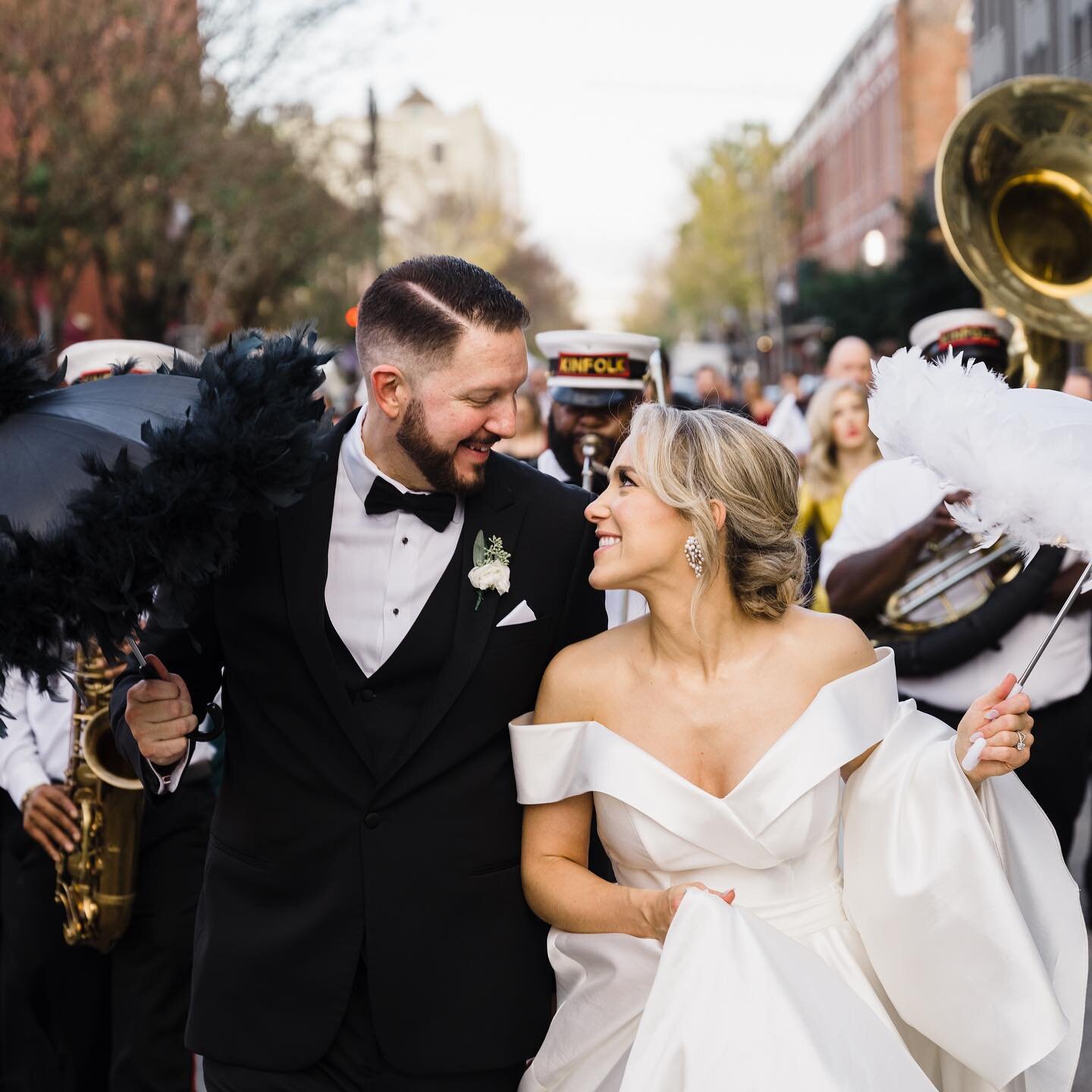 So grateful to work in such a beautiful city like New Orleans with such lovely couples 🎺 🎷 🥁 😃