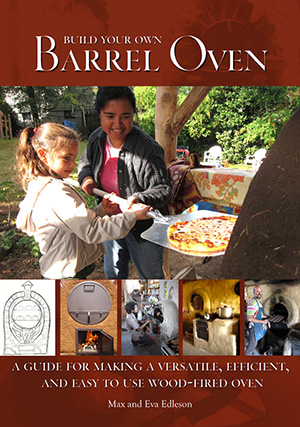 Max & Eva Edelson wrote this simple book which has basic plans and gives an outline for how to build a barrel oven. CLICK HERE to order yours.