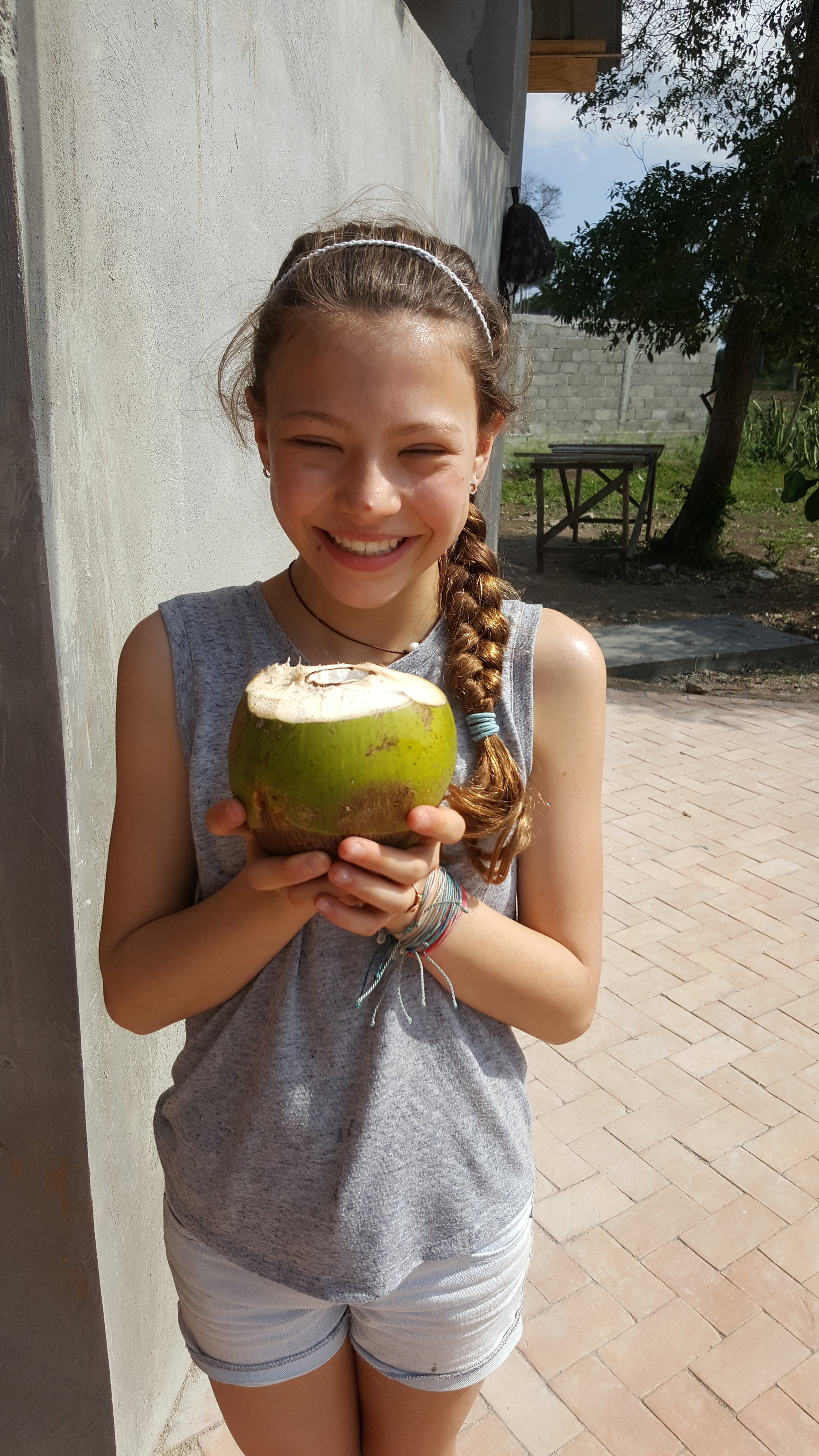  fresh coconut - yum! 