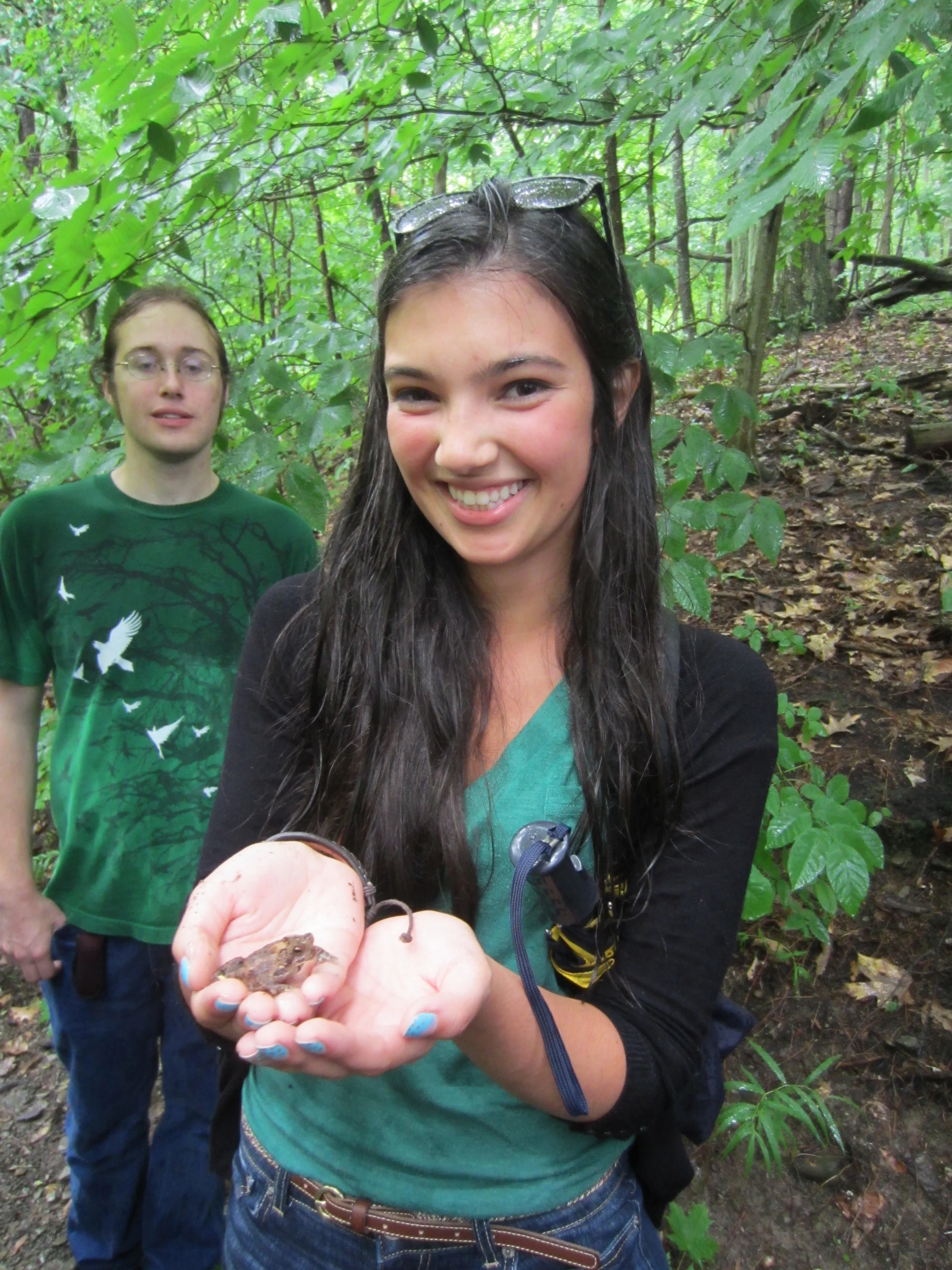 Sarah at Tri-lab Retreat in Robert Treman State Park