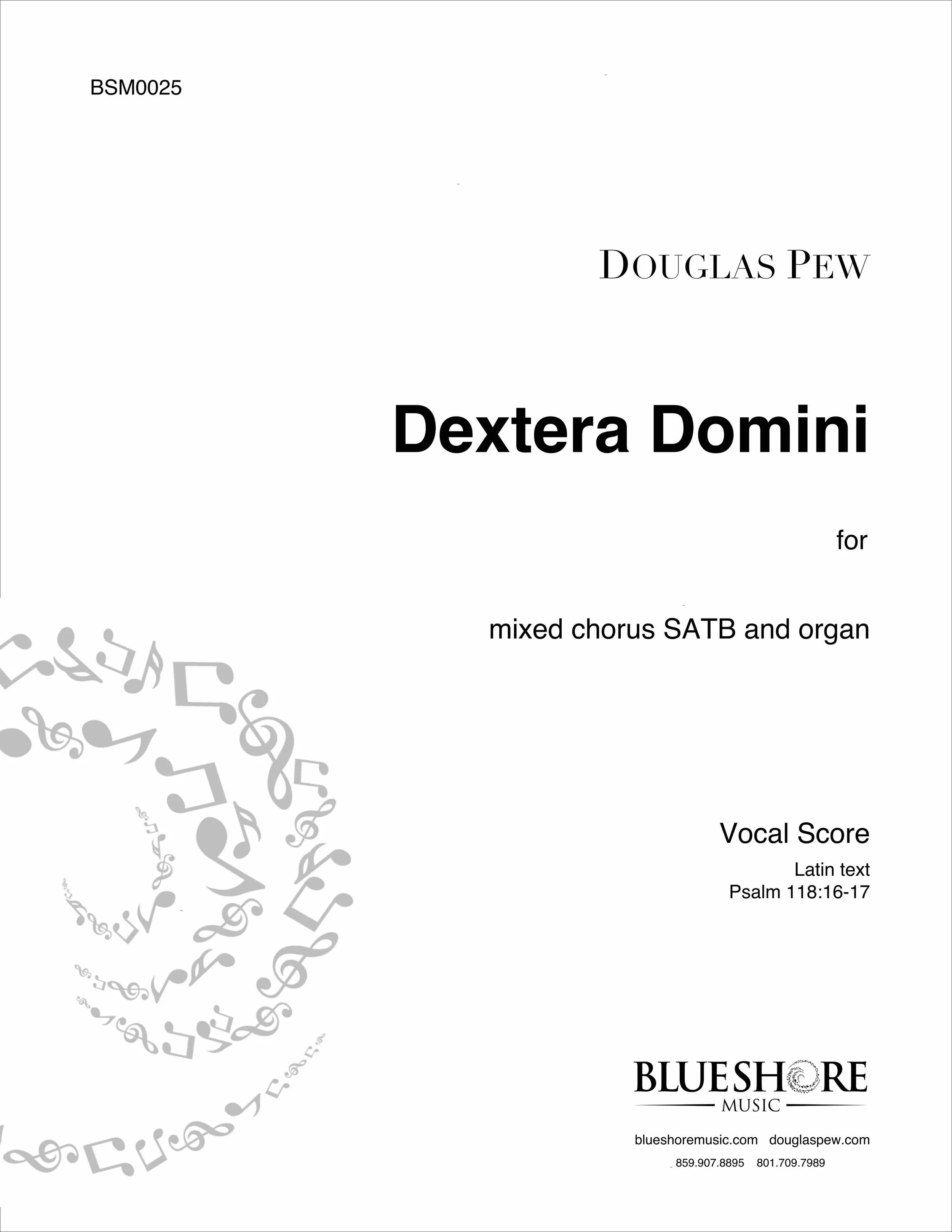 Dextera Domini - SATB and Organ