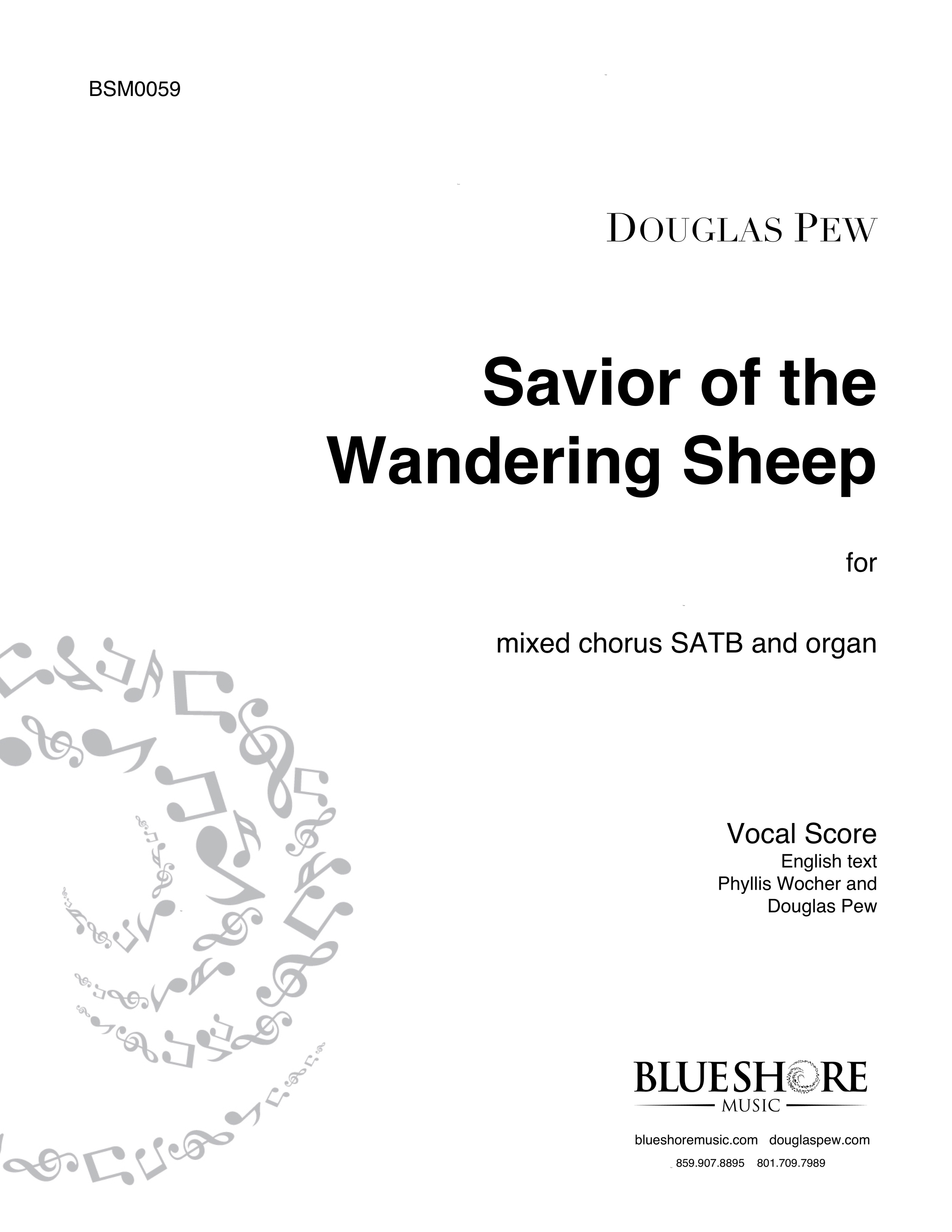 Savior of the Wandering Sheep - SATB and Organ