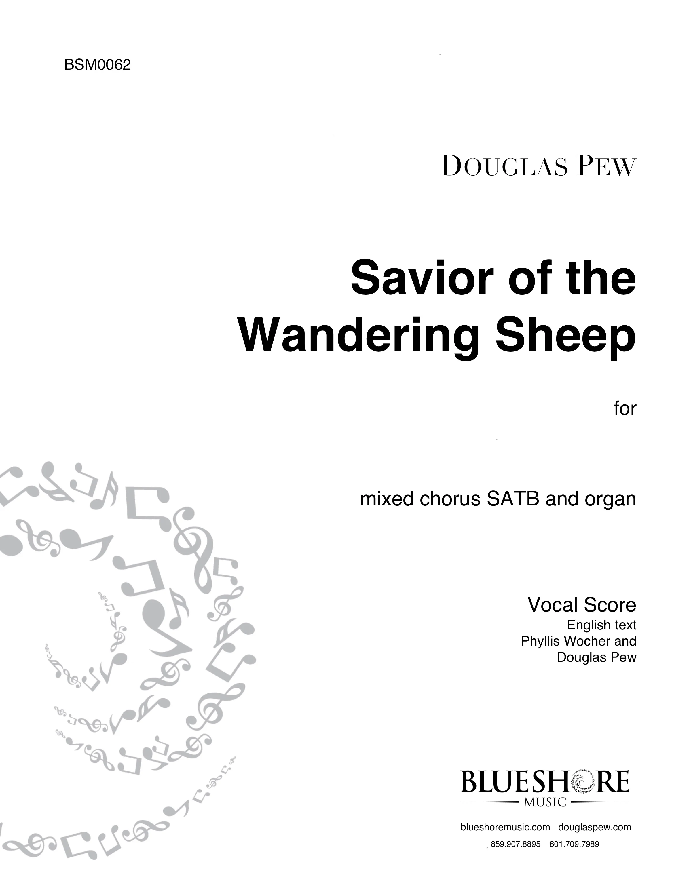 Savior of the Wandering Sheep SATB (or congregation) and Organ