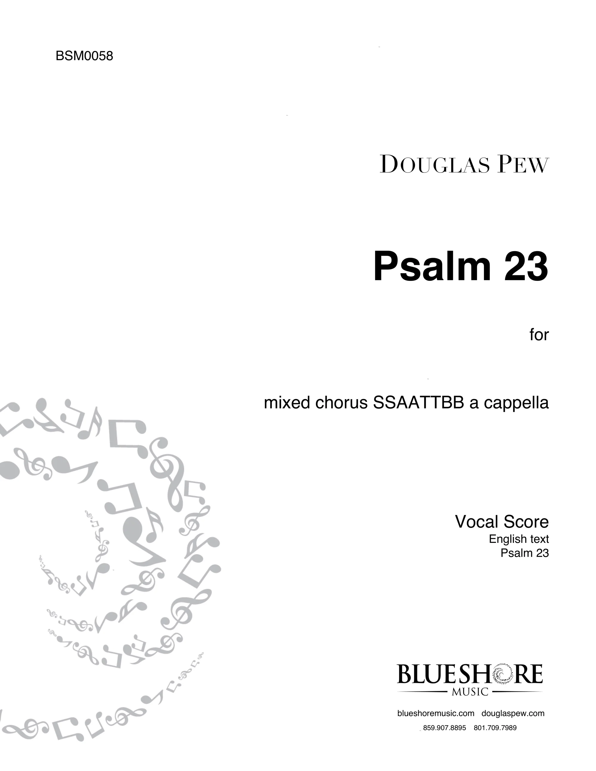 Psalm 23 SSAATTBB a cappella