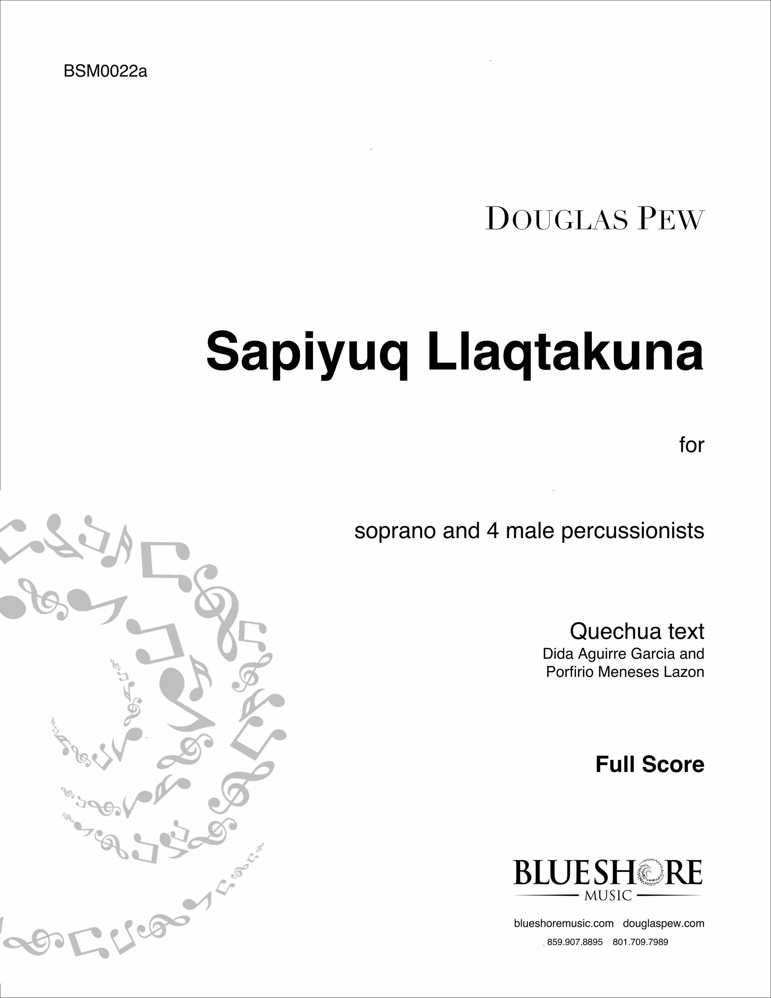 Sapiyuq Llaqtakuna Mezzo and 4 Male Percussionists