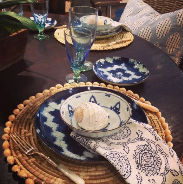 Seashell & Pandan Placemats (set of 4)