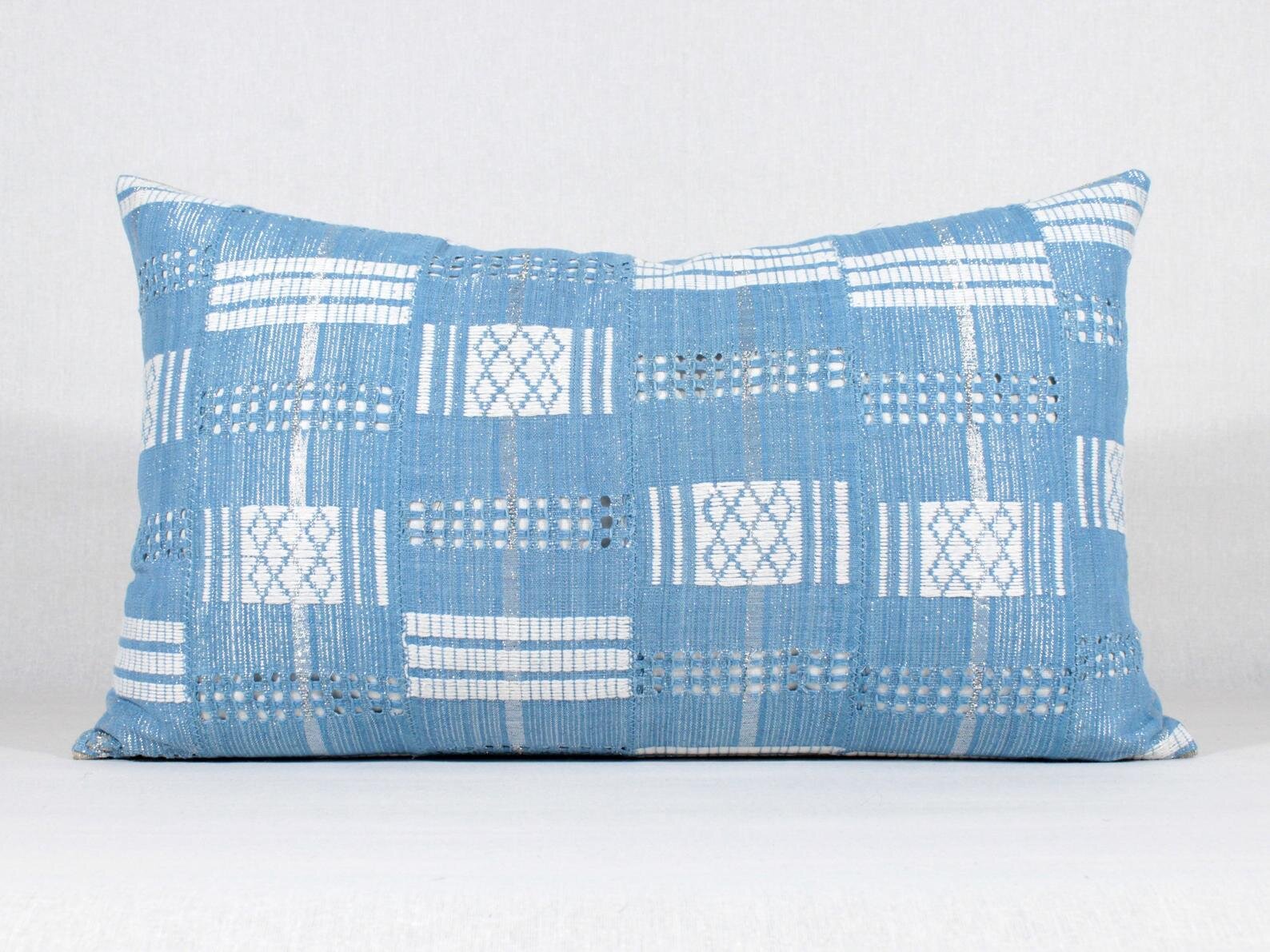Vintage  African Aso Oke Pillow
