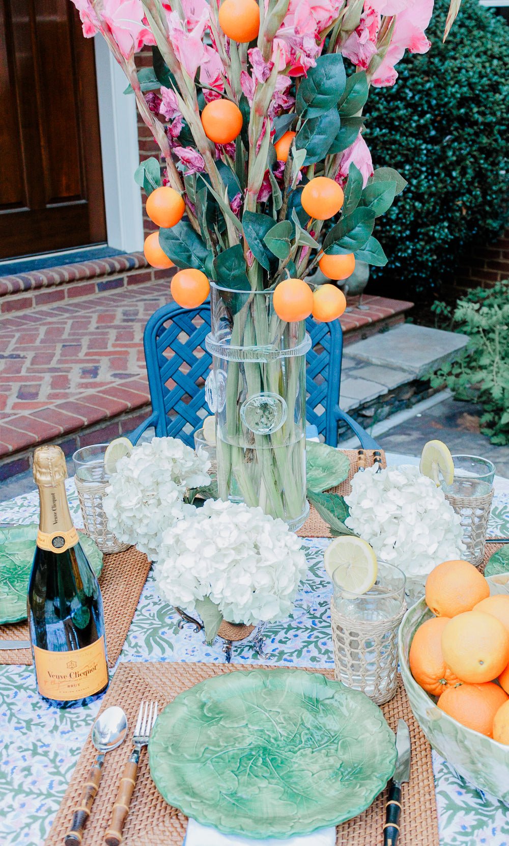 Glass Hurricane Vase