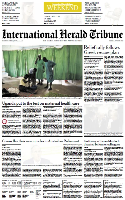 Maternal Health Care in Uganda. In International Herald Tribune ( link to the story by Celia Dugger and to the slideshow )