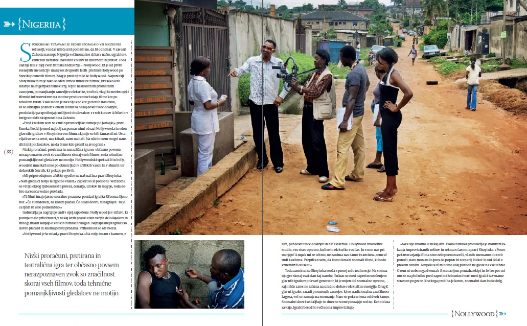 Nollywood. In Adria Airways In-Flight Magazine , Slovenia.
