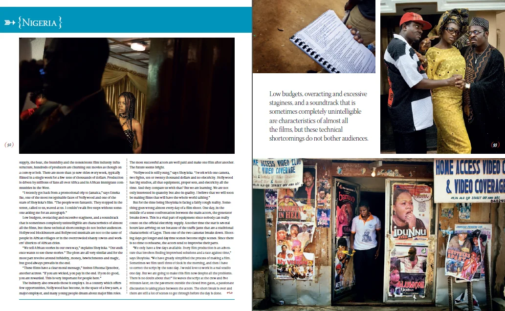 Nollywood. In Adria Airways In-Flight Magazine , Slovenia.