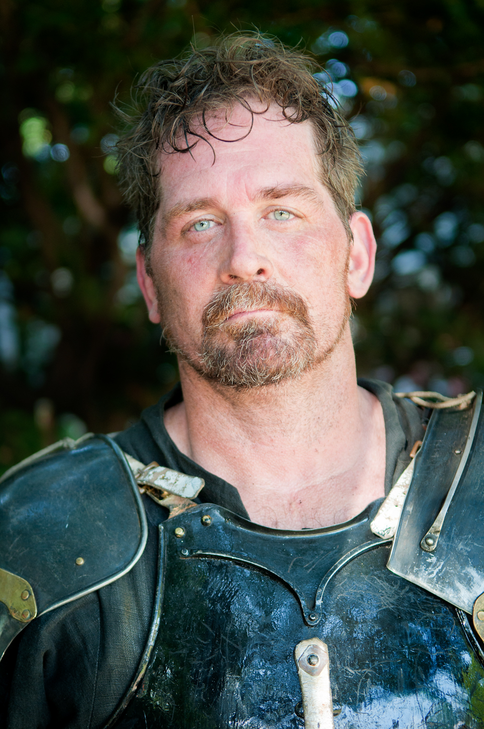 Jaye Travis Brooks Sr, USA Knight, after a tournament in New York City (from Modern Knights).