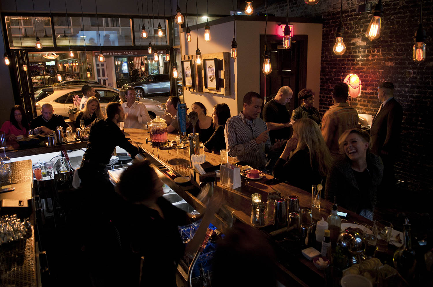 Bar in Swallow restaurant.