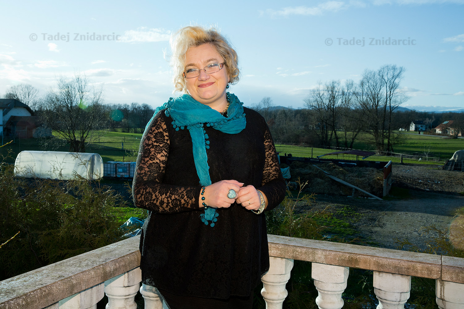 Melania Trump's childhood friend Diana Kosar at her home in Gornji Lenart, Slovenia.