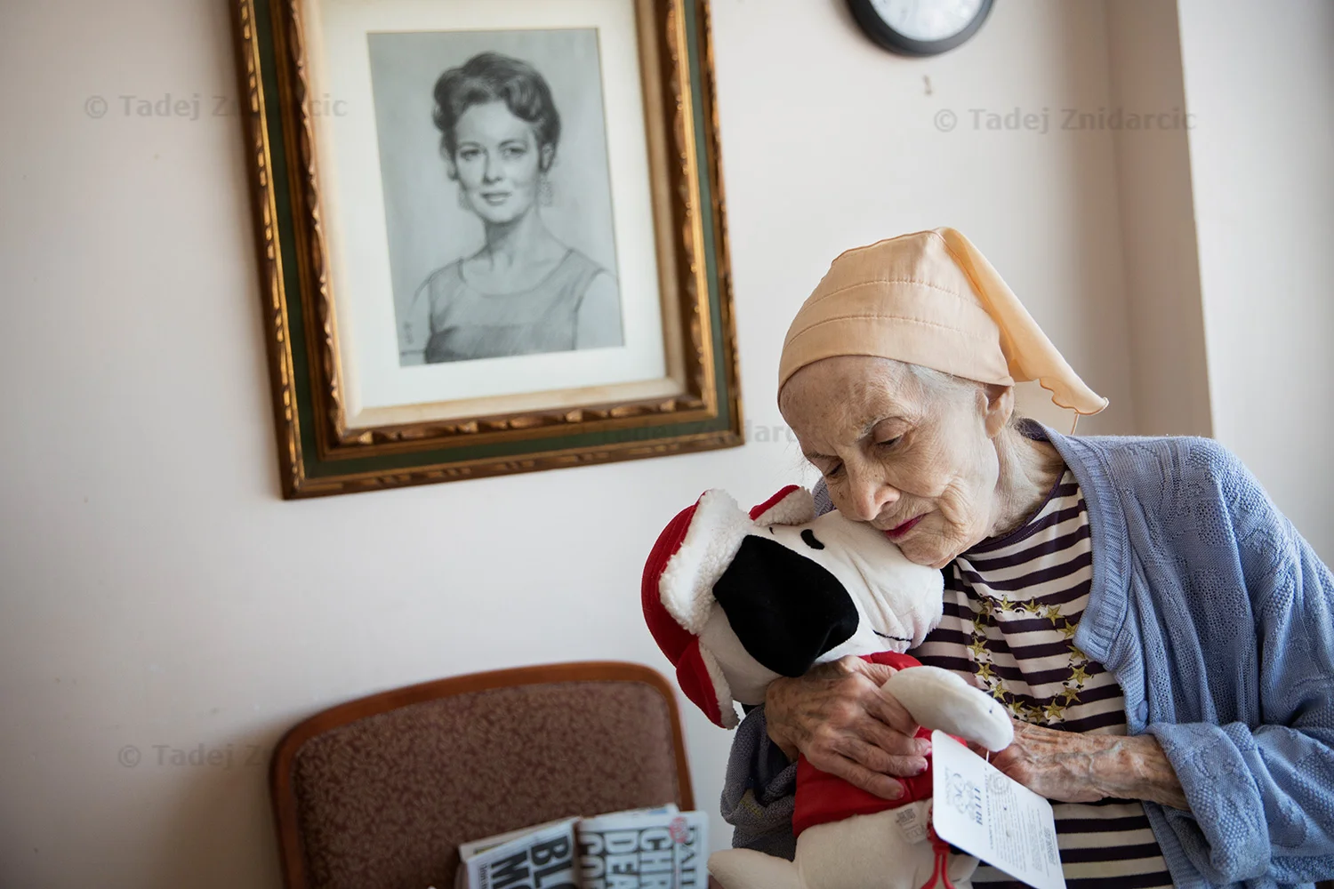 Doris Brent in her room in The New Jewish Home nursing home in New York City (Rita and Alex Hillman Foundation Fellowship).